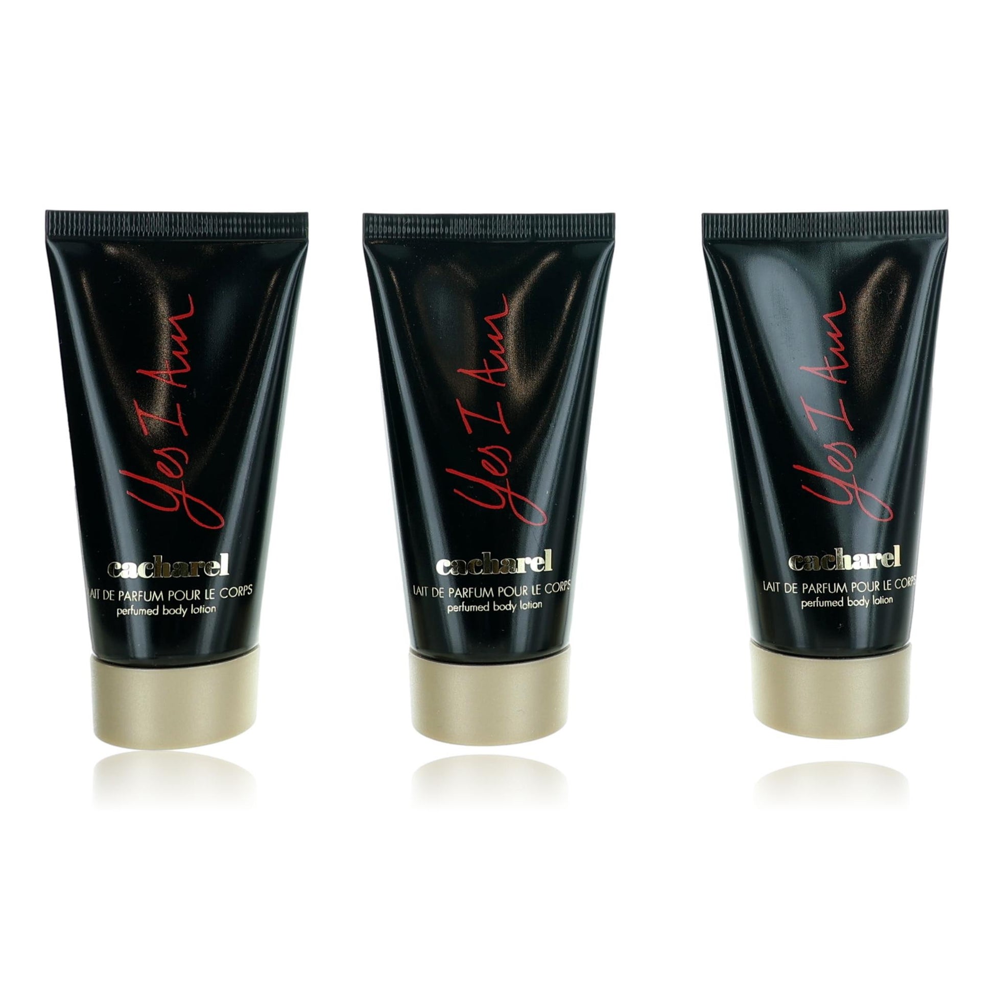 Yes I Am by Cacharel, 1.7oz Body Lotion women - Pack of 3 ( total 5.1oz ) by Cacharel