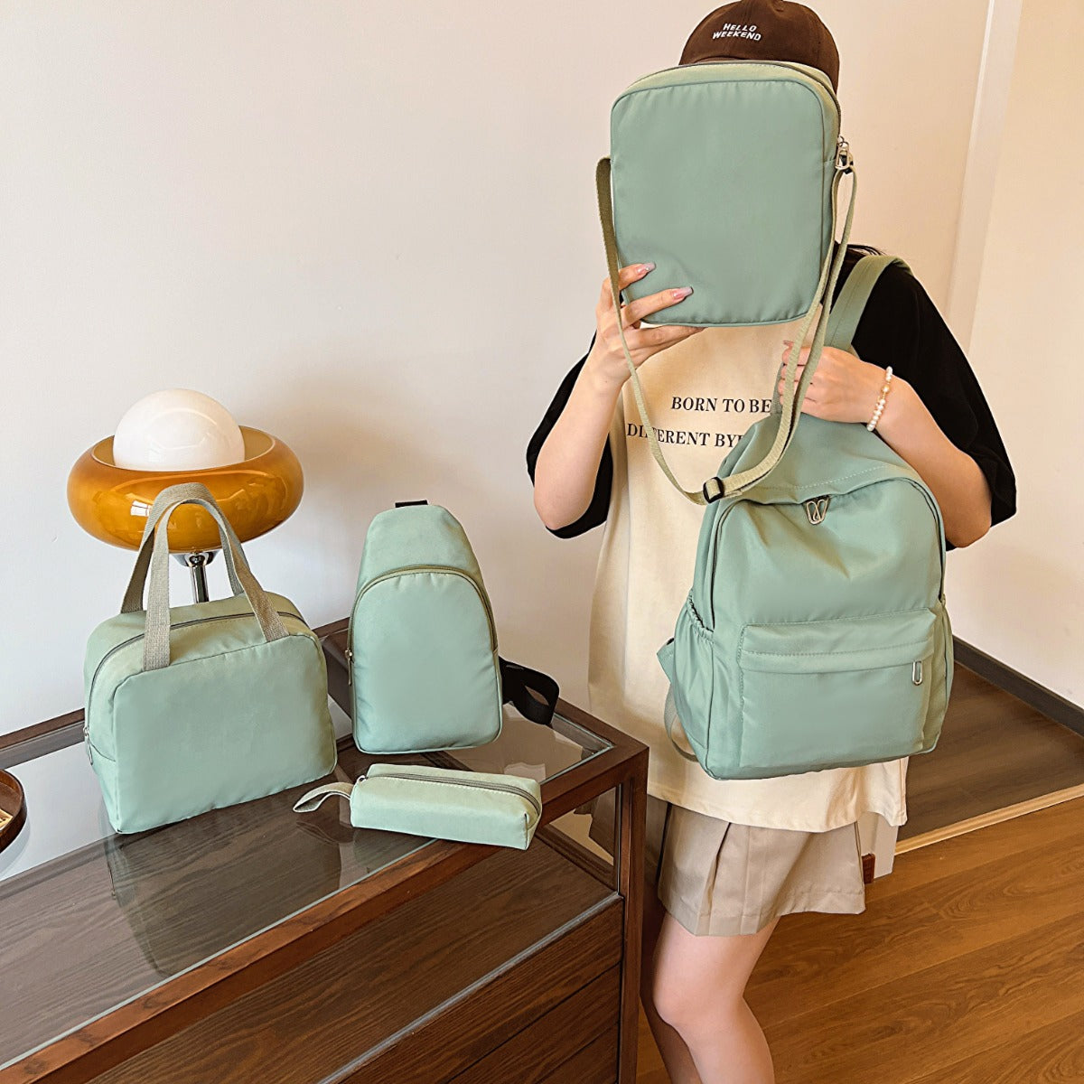 Five Piece (5) Travel/School Bag Set