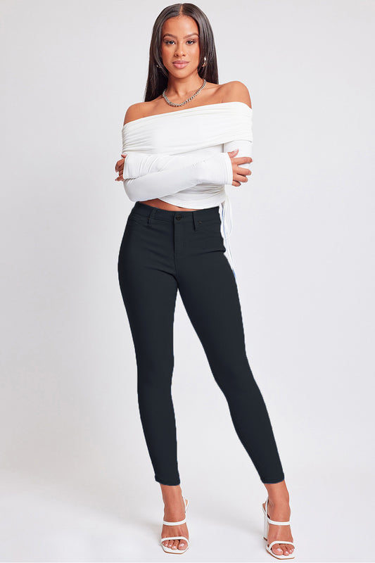 YMI Women's Hyper-stretch Mid-Rise Skinny Pants