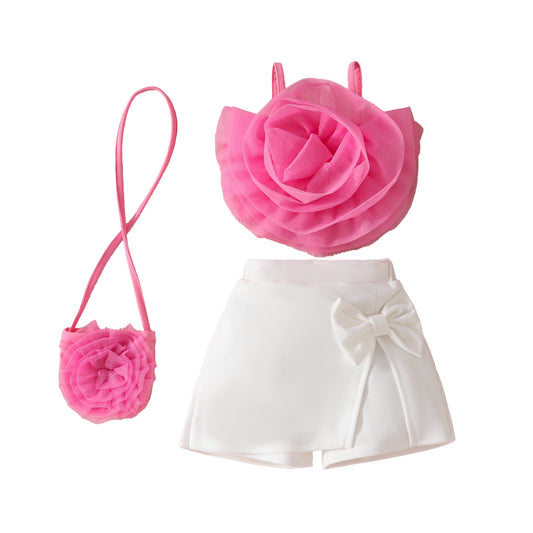 Girl's 3D Flower Pulling Strap Set by Baby Joy