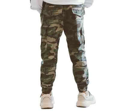 Children's Sports Military Camouflage Casual Trousers by Baby Joy