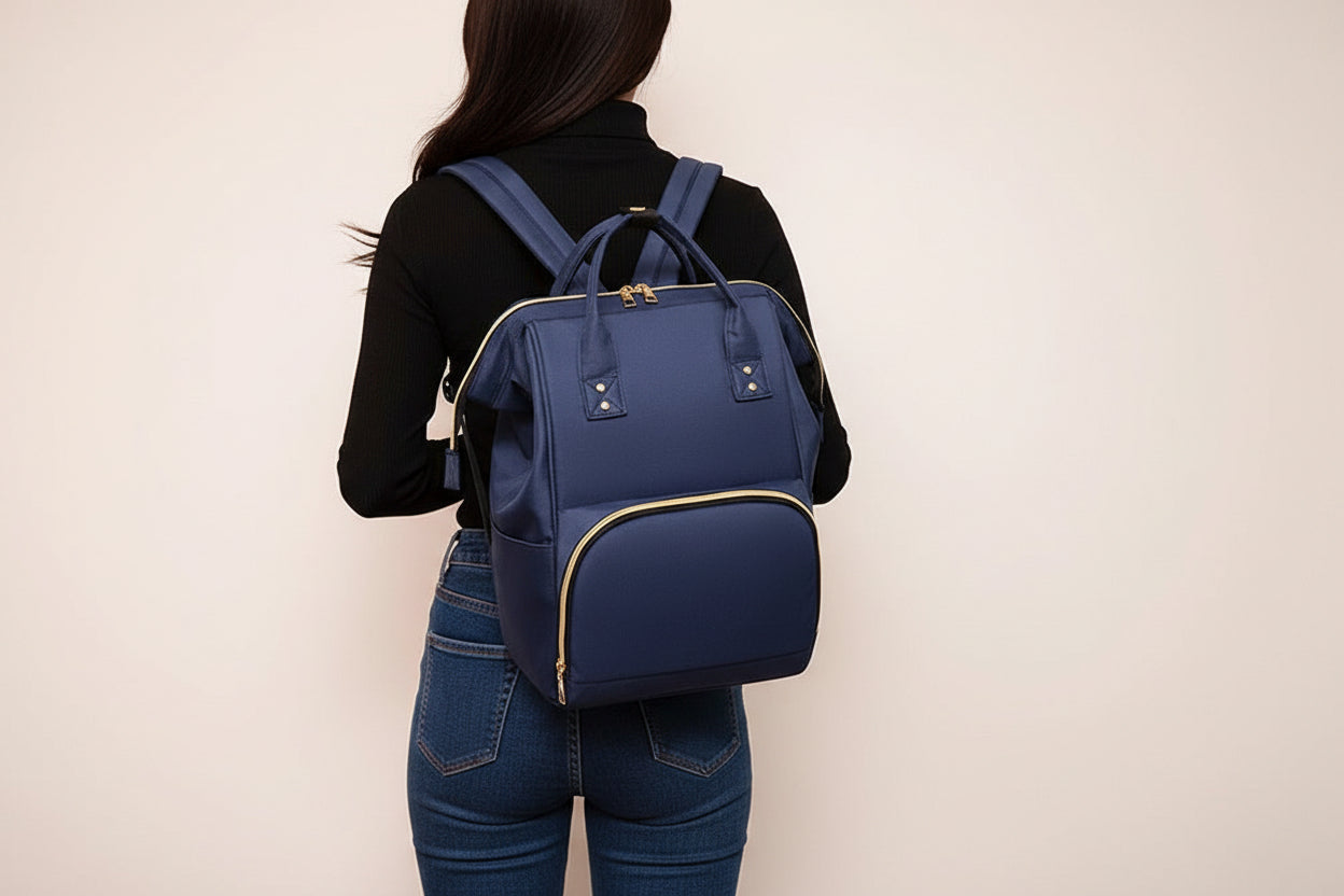 Water-repellent Oxford Fabric Backpack With A Stylish Versatile Design by Baby Joy