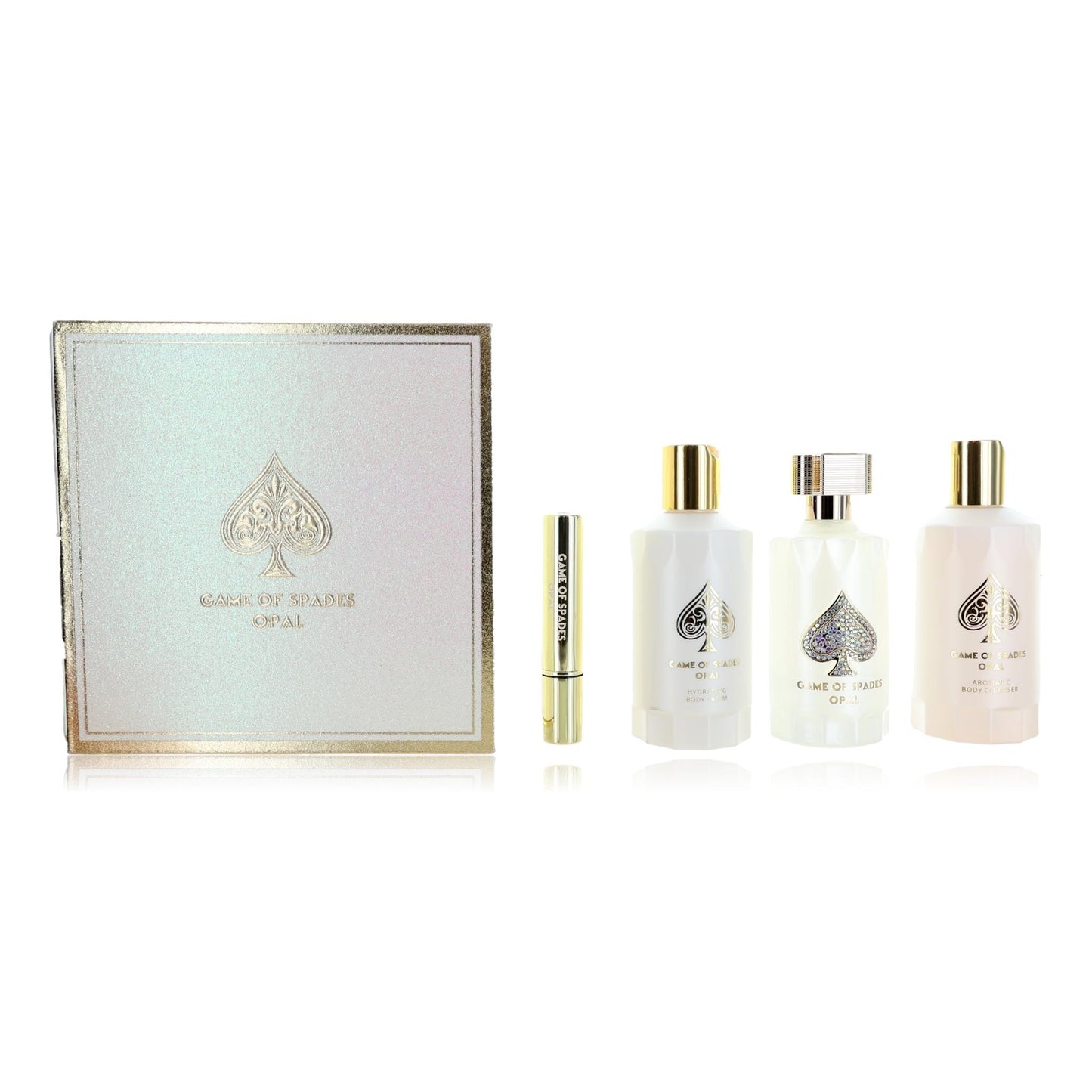 Game of Spades Opal by Jo Milano, 4 Piece Gift Set for Unisex by Jo Milano