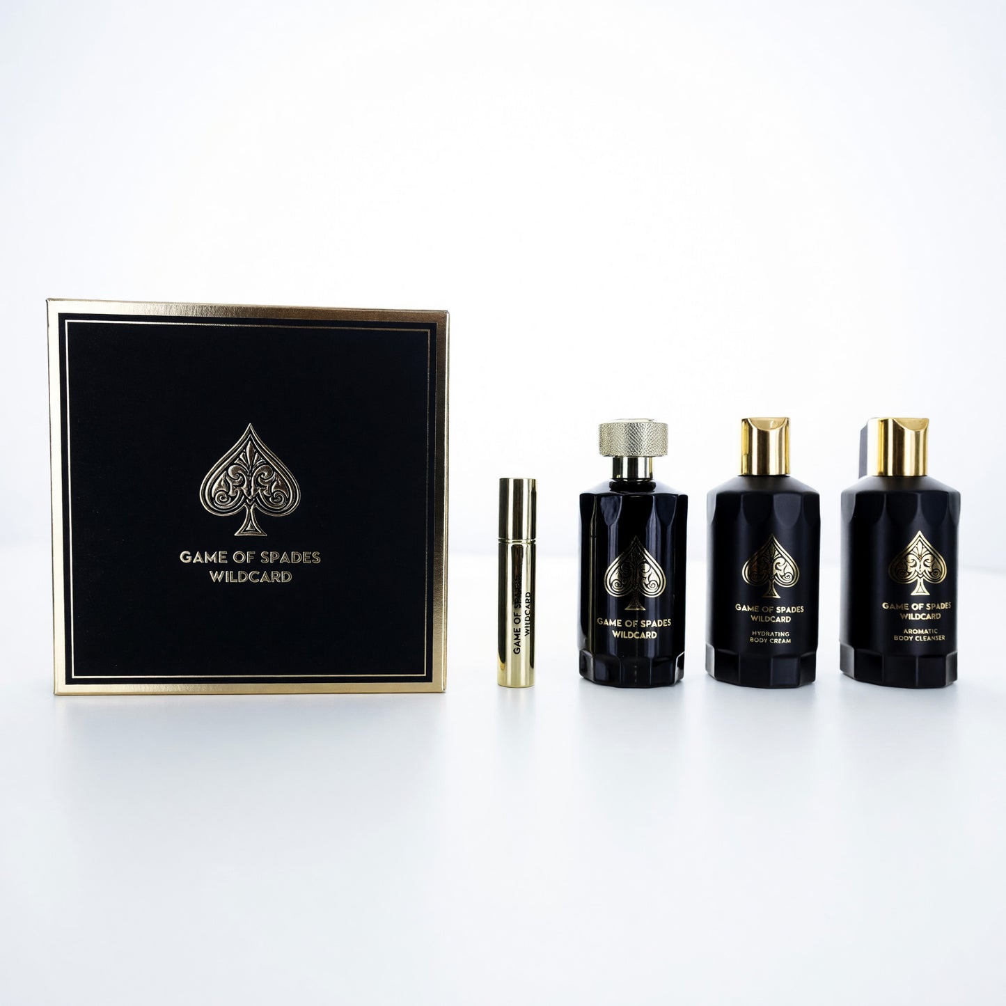 Game of Spades Wildcard by Jo Milano, 4 Piece Gift Set for Unisex by Jo Milano