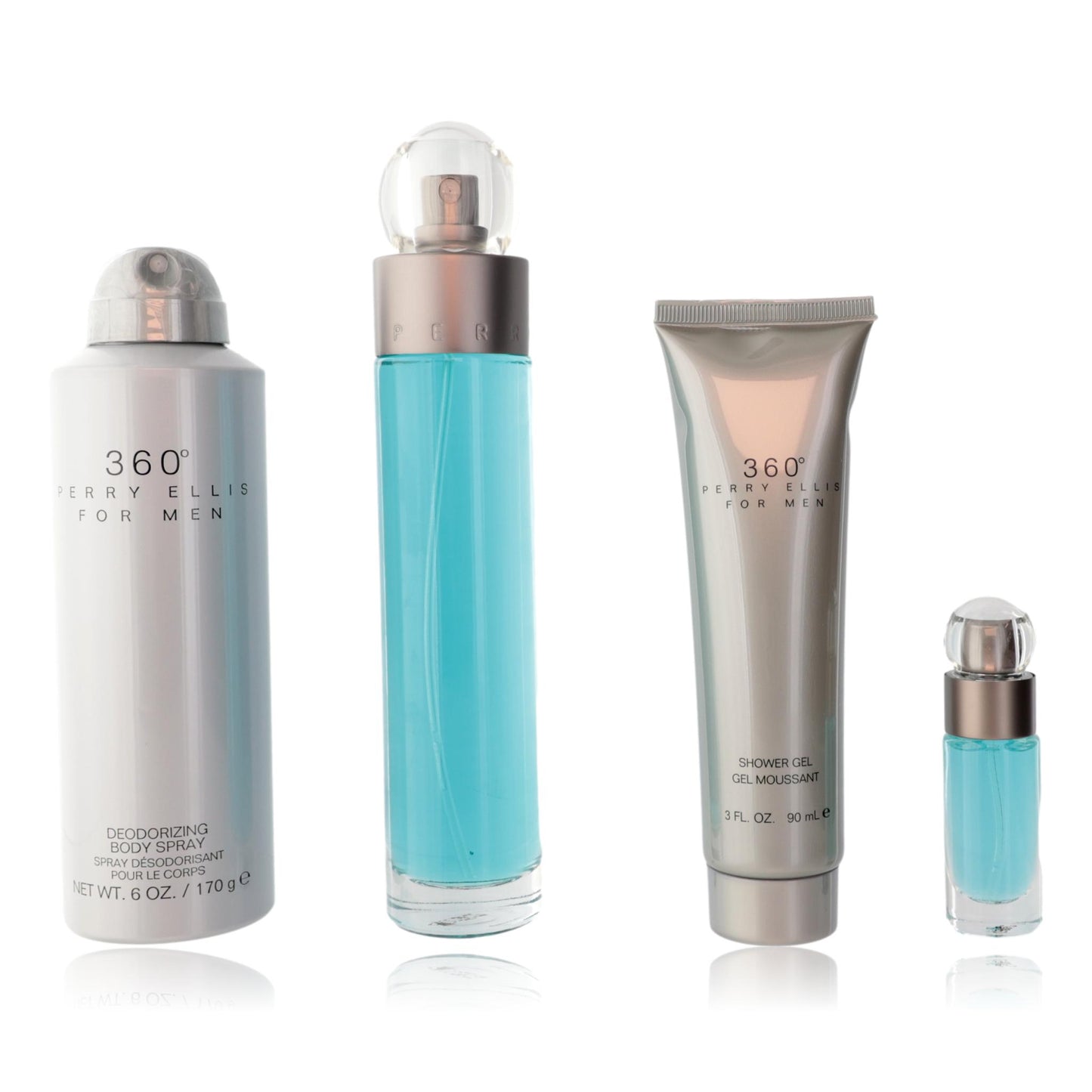 Perry Ellis 360 by Perry Ellis, 4 Piece Gift Set for Men by Perry Ellis