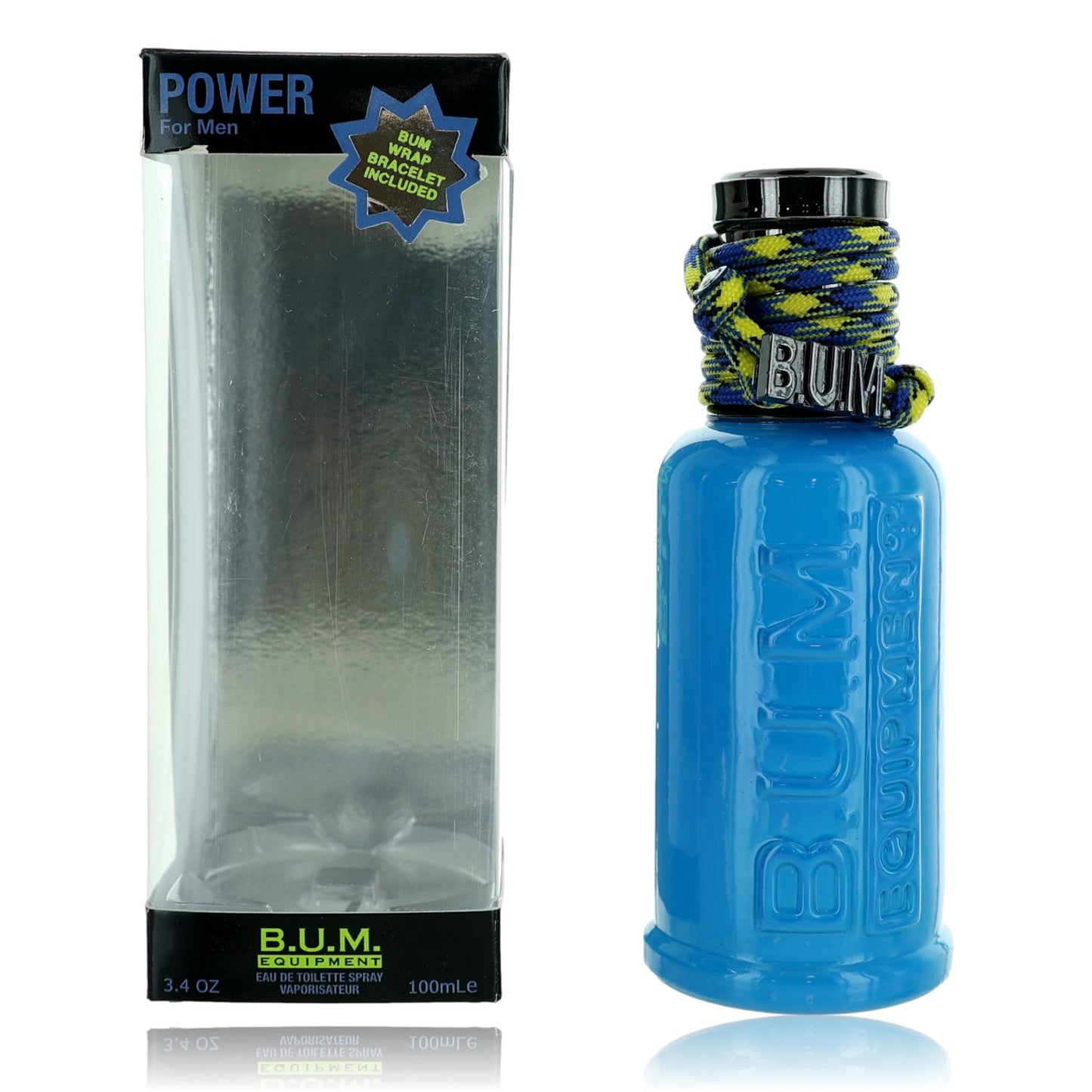 Power by B.U.M. Equipment, 3.4 oz EDT Spray for Men by B.U.M Equipment