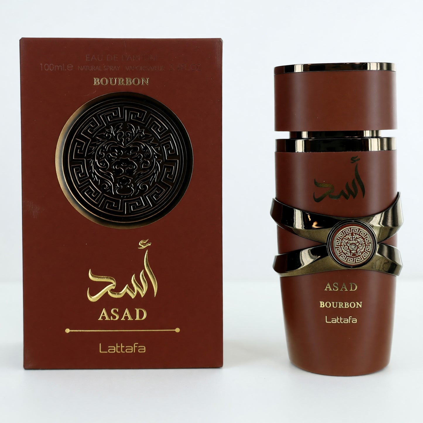 Asad Bourbon by Lattafa, 3.4 oz EDP Spray for Men by Lattafa