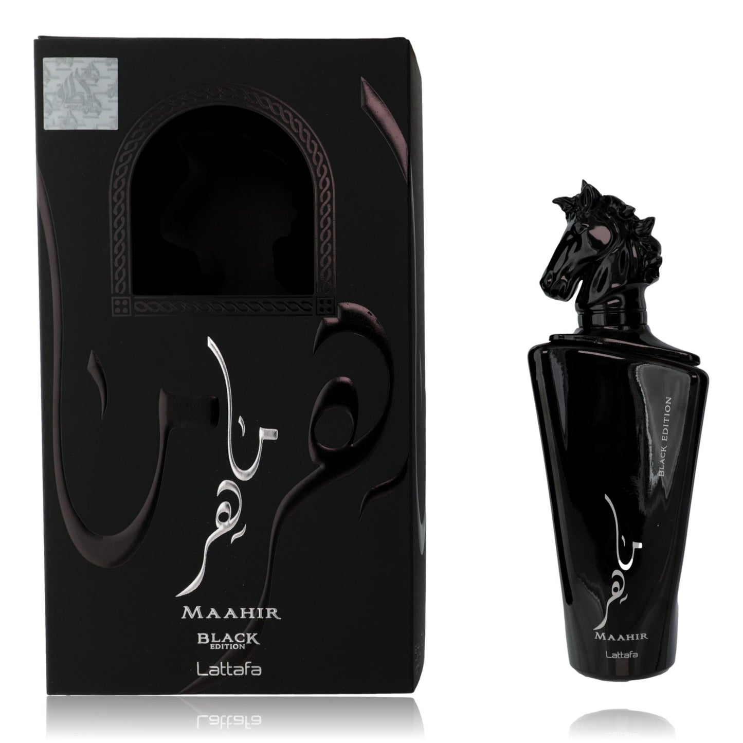 Maahir Black Edition by Lattafa, 3.4 oz EDP Spray for Unisex by Lattafa