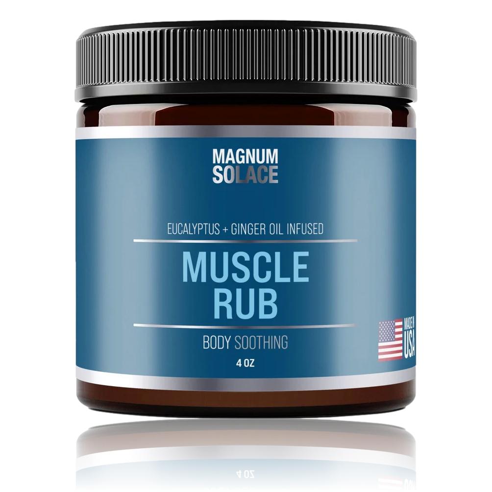 Muscle Rub by Magnum Solace, 4 oz Cream by Magnum Solace