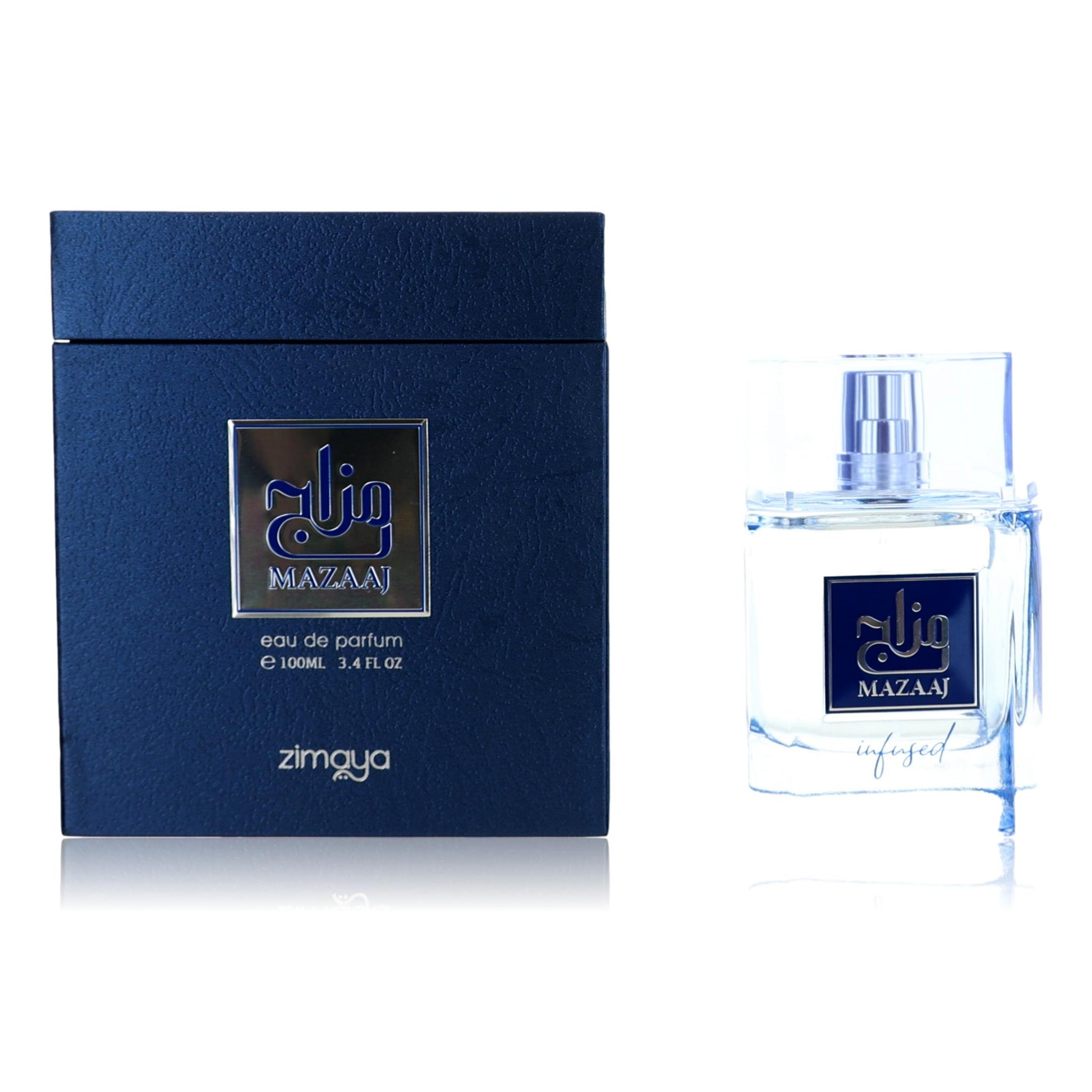 Mazaaj Infused by Zimaya, 3.4 oz EDP Spray for Men by Zimaya