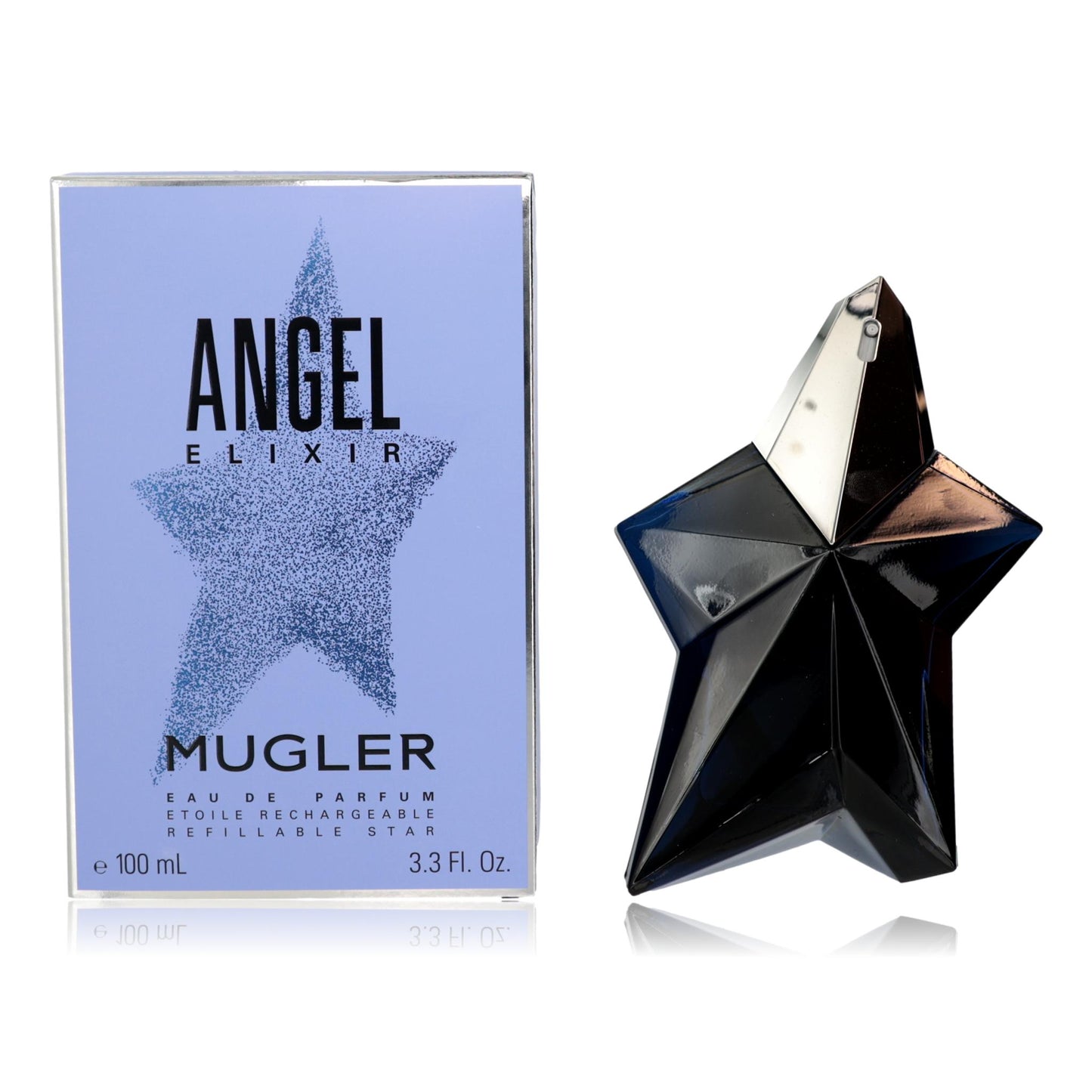 Angel Elixir by Thierry Mugler, 3.3 oz EDP Refillable Spray for Women by Thierry Mugler