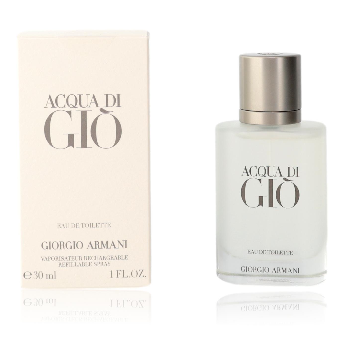 Acqua Di Gio by Giorgio Armani, 1 oz EDT Refillable Spray for Men by Giorgio Armani