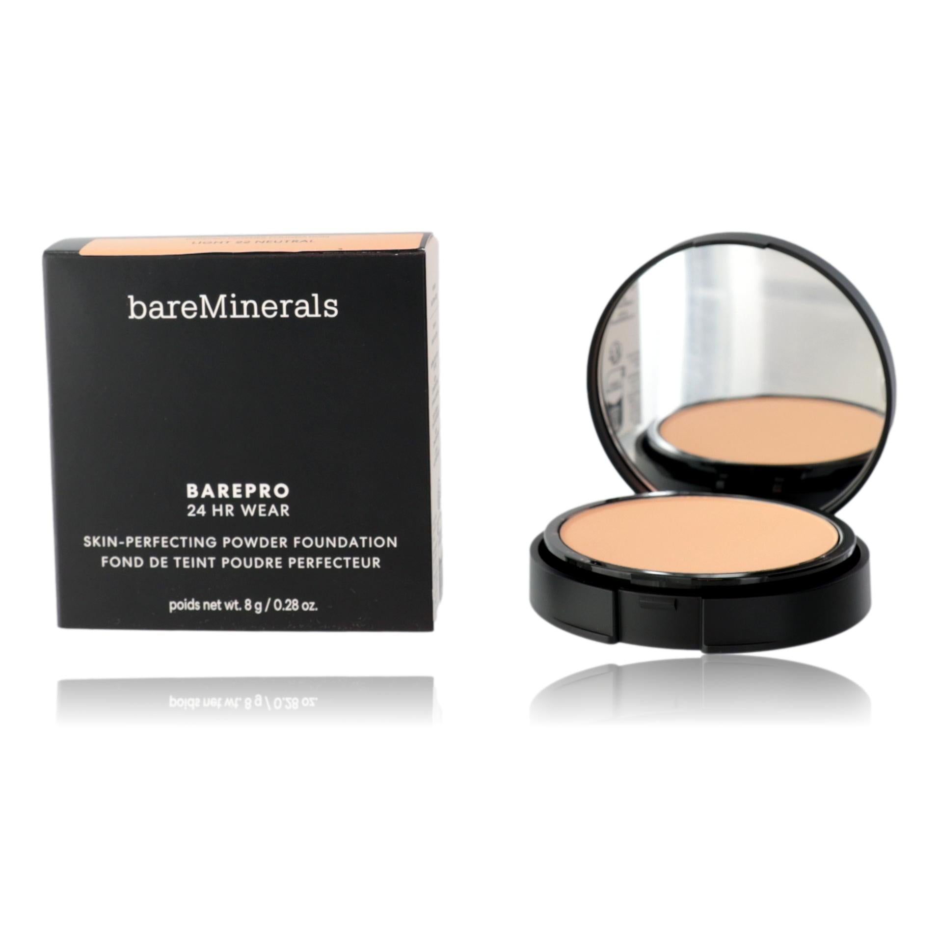 Bare Minerals BarePro 24 Hr Wear, .28oz Powder Foundation - Light 22 Neutral by bareMinerals