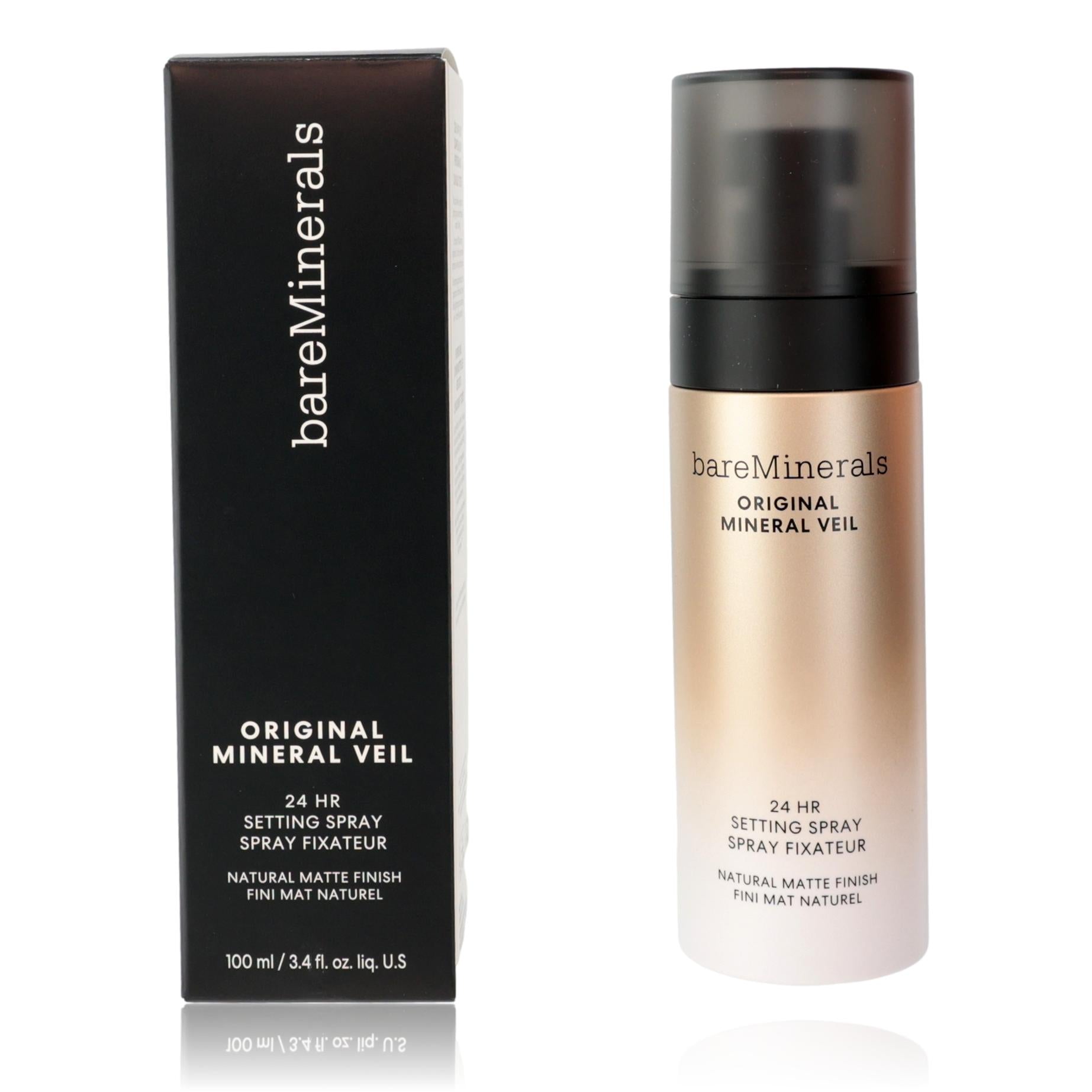 Bare Minerals Original Mineral Veil by bareMinerals, 3.4oz 24 Hr Setting Spray by bareMinerals