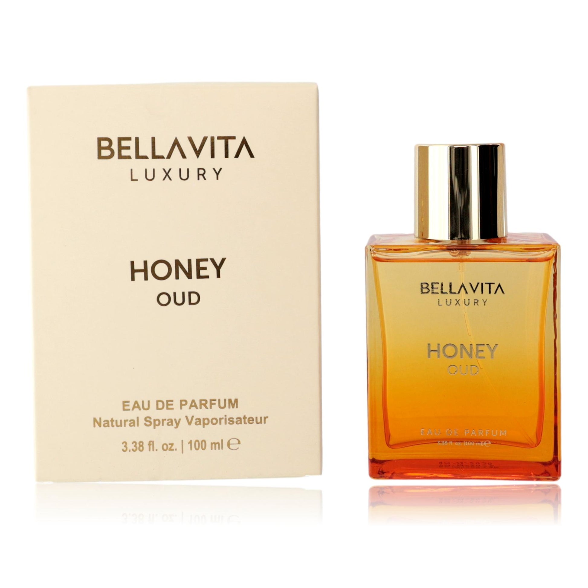 Honey Oud by Bellavita, 3.3 oz EDP Spray for Unisex by Bellavita