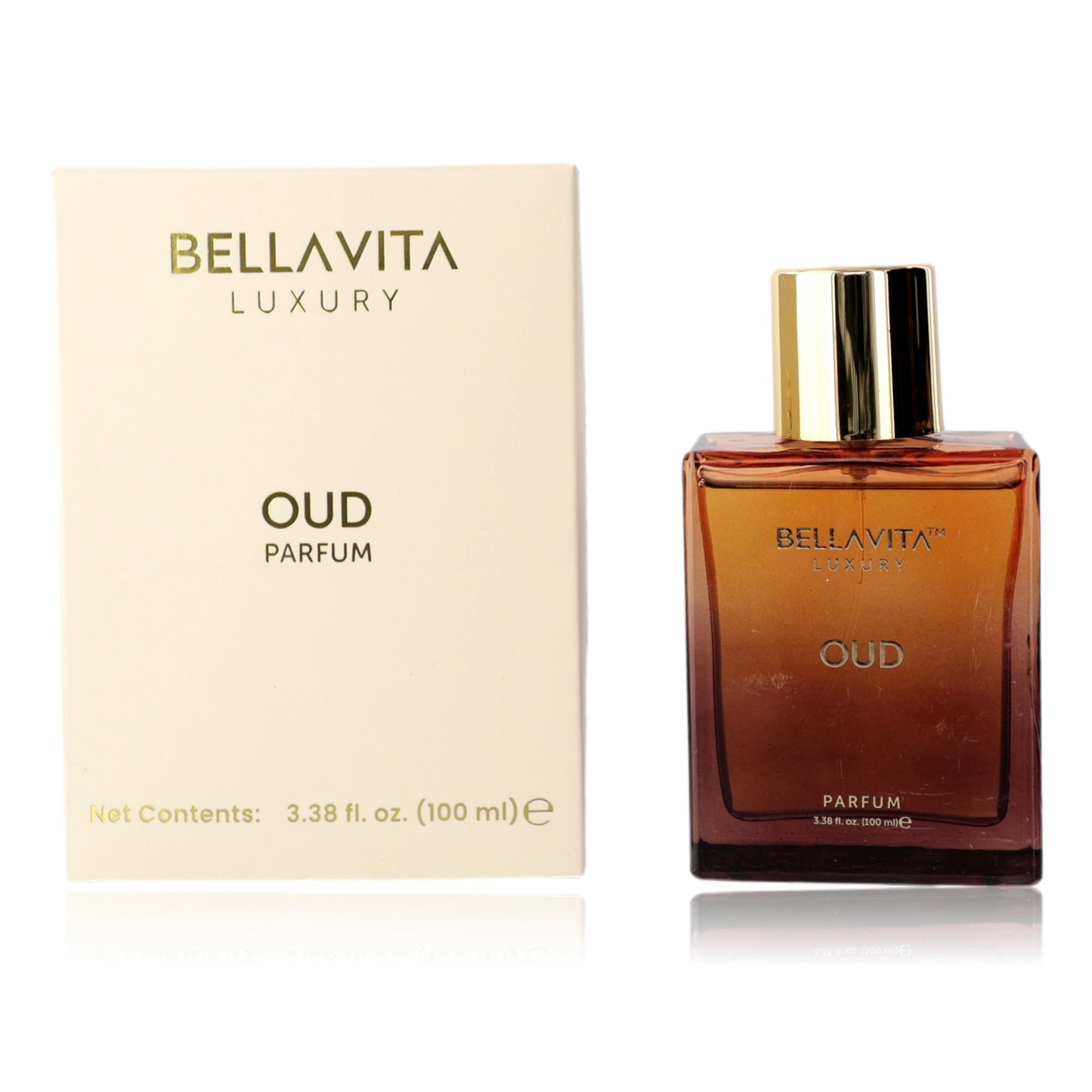 Oud by Bellavita, 3.3 oz Parfum Spray for Unisex by Bellavita