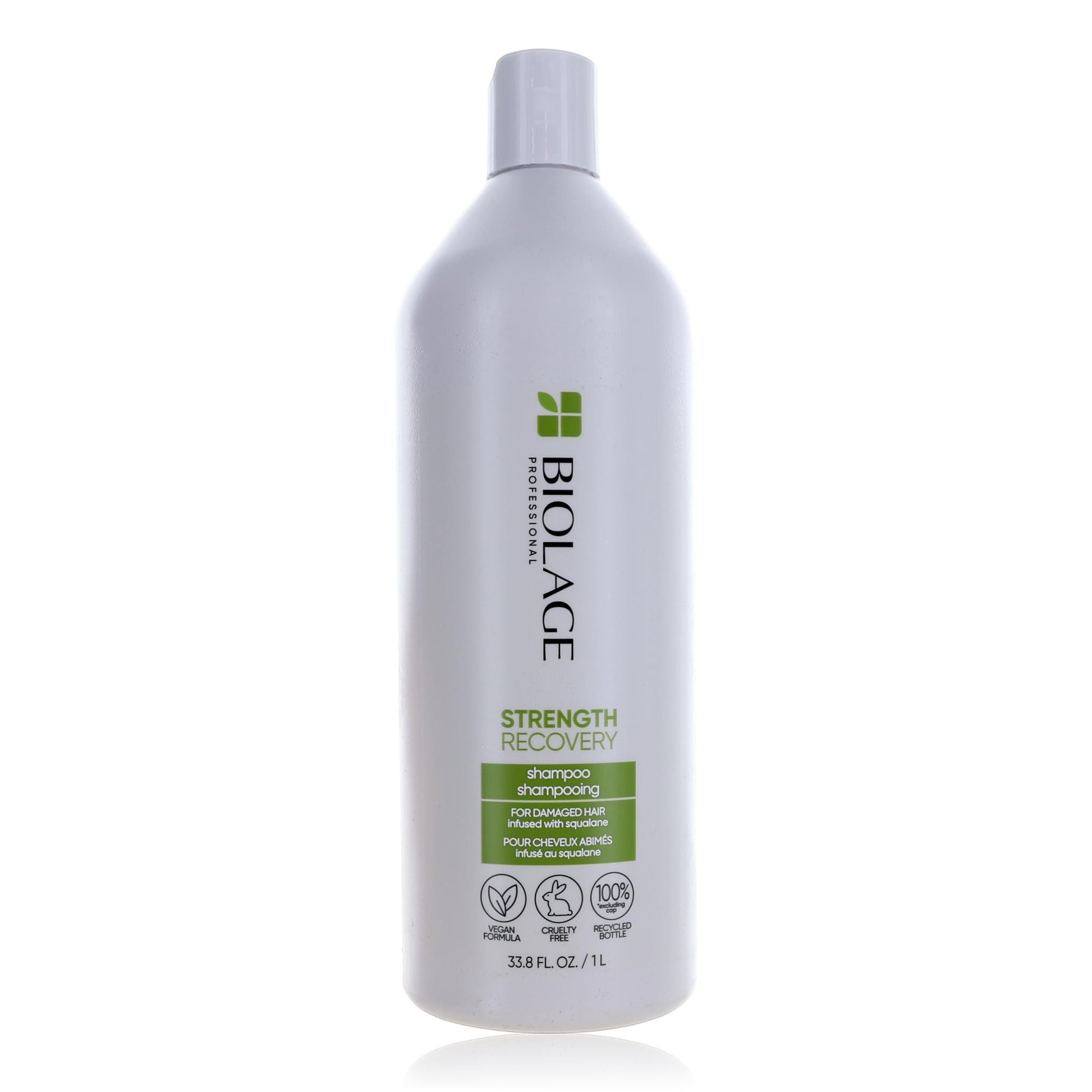 Biolage Strength Recovery Shampoo by Biolage, 1 Liter Shampoo for Damaged Hair by Biolage