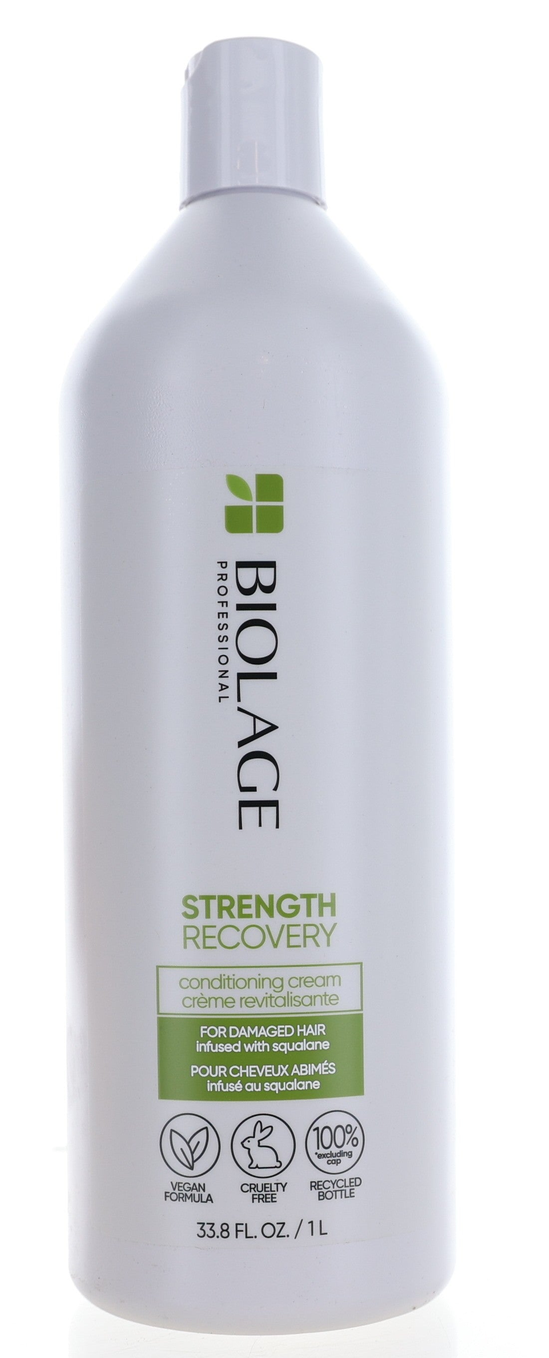 Biolage Strength Recovery Conditiong Cream 1 Liter Conditioning Cream for Damaged Hair by Biolage