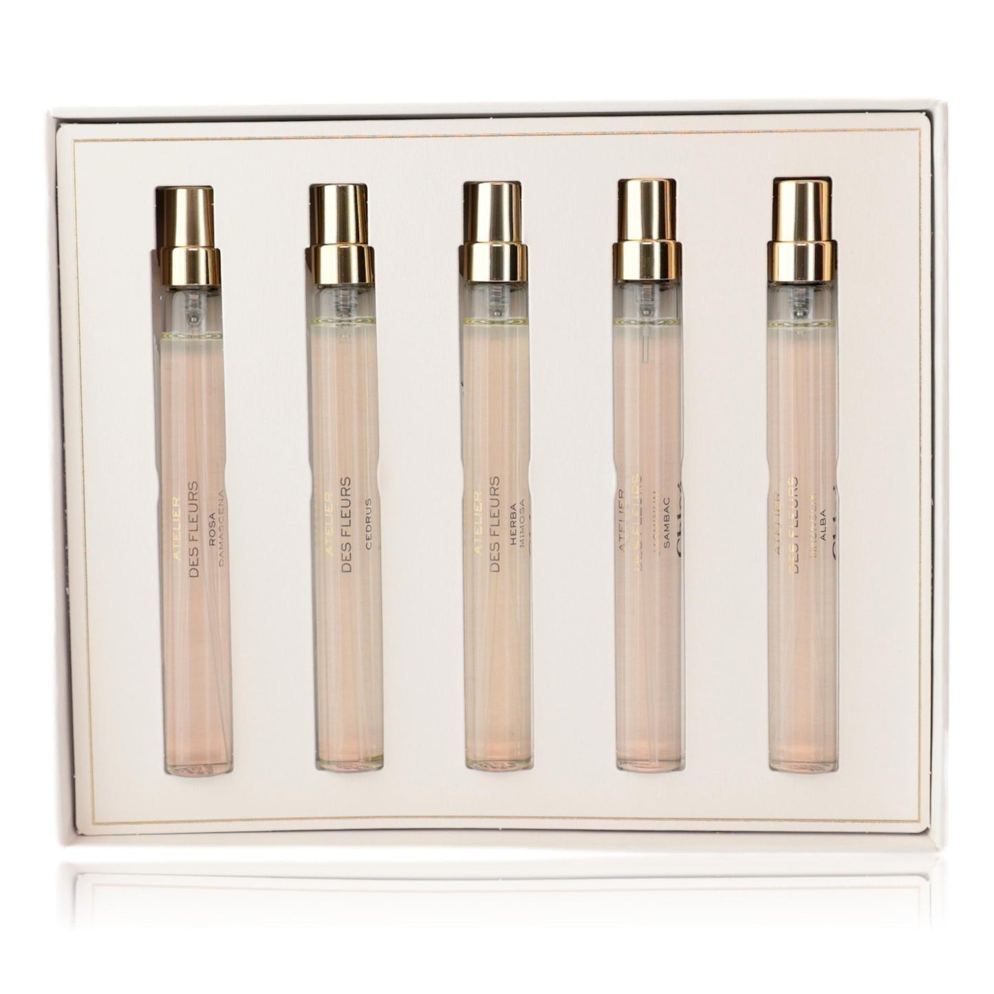 Chloe Atelier Des Fleurs by Chloe, 5 Piece Travel Set for Women by Chloe