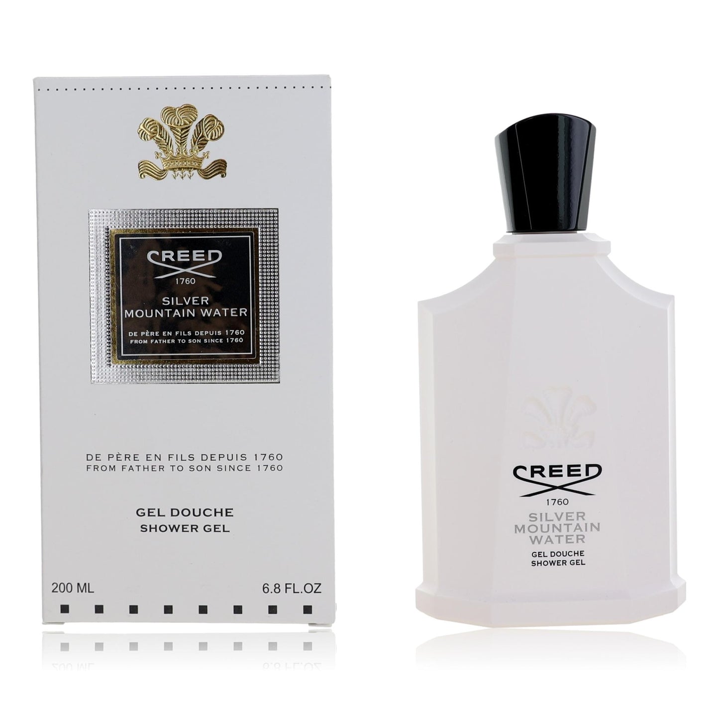 Silver Mountain Water by Creed, 6.8 oz Shower Gel for Unisex by Creed