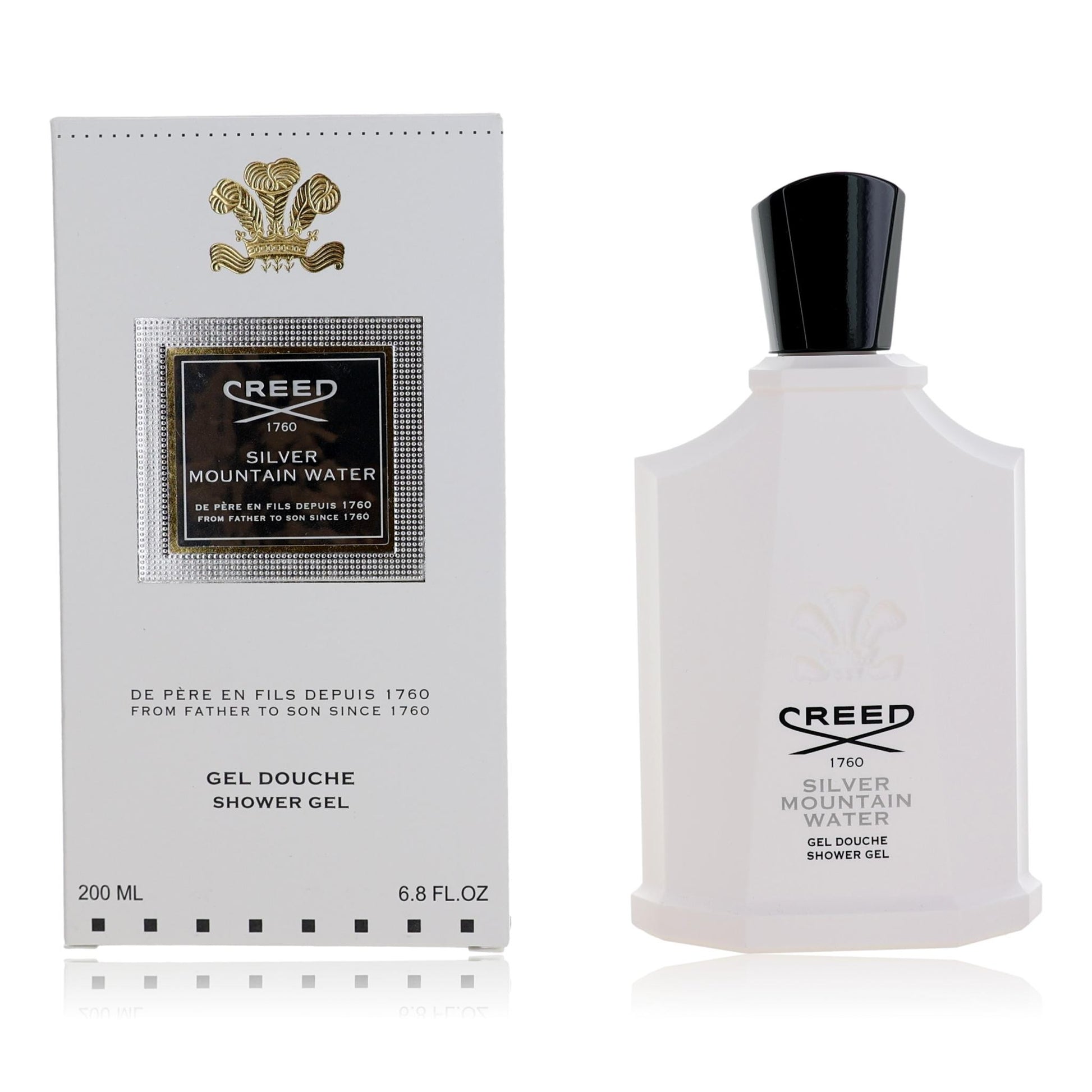 Silver Mountain Water by Creed, 6.8 oz Shower Gel for Unisex by Creed