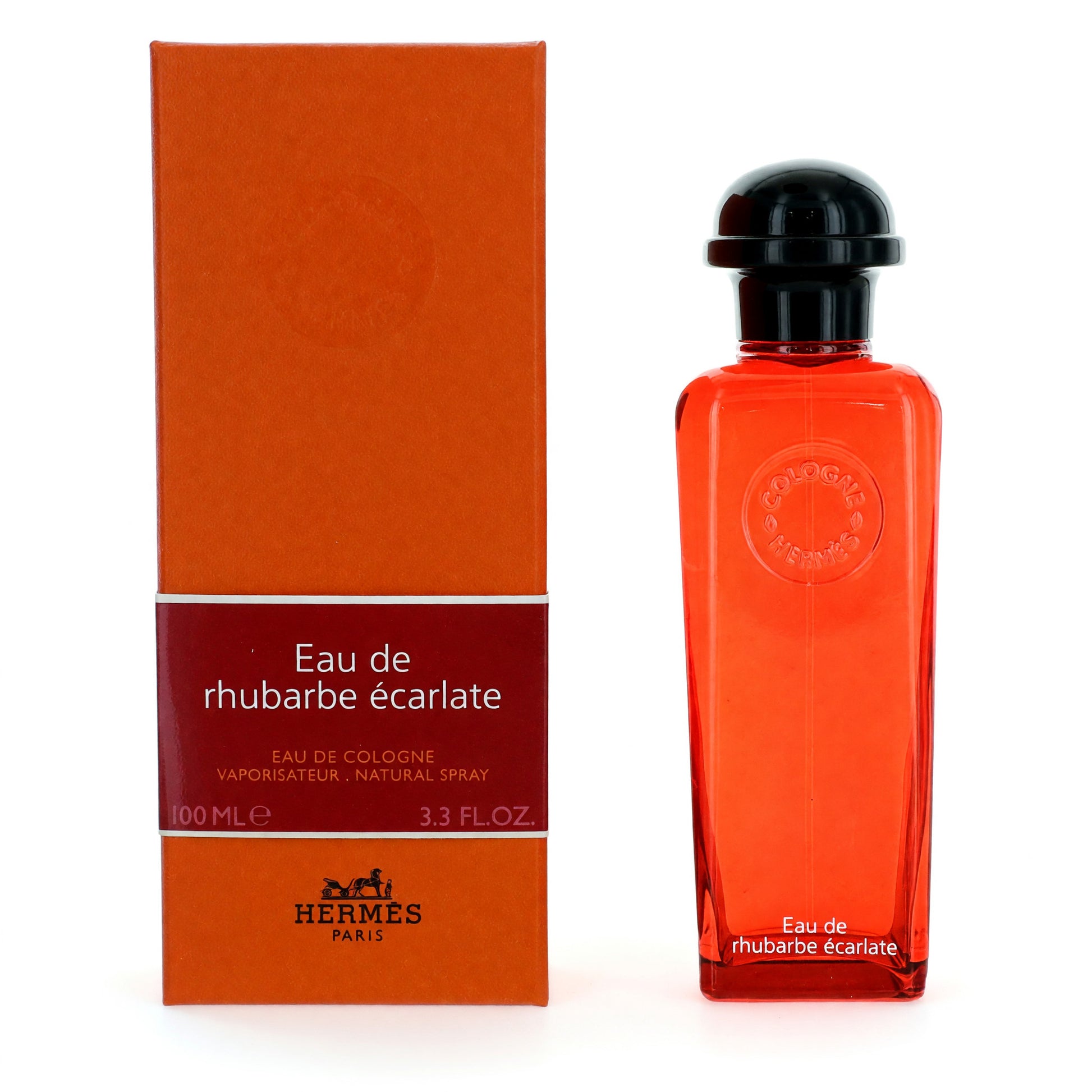 Eau de Rhubarbe Ecarlate by Hermes, 3.3oz Eau de Cologne Spray for Unisex by Hermes