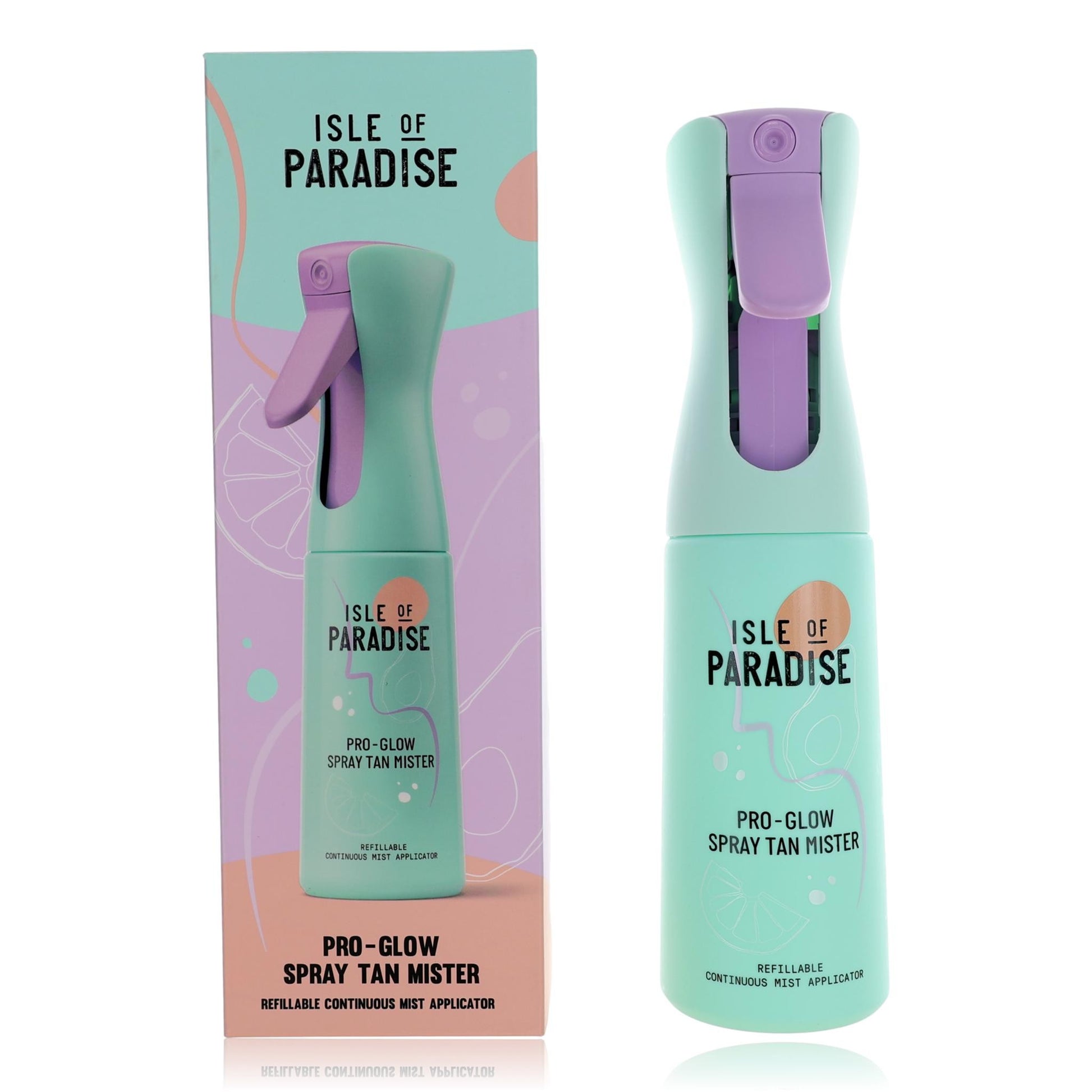 Isle of Paradise Pro-Glow Spray Tan Mister Refillable Continuous Mist Applicator by Isle of Paradise