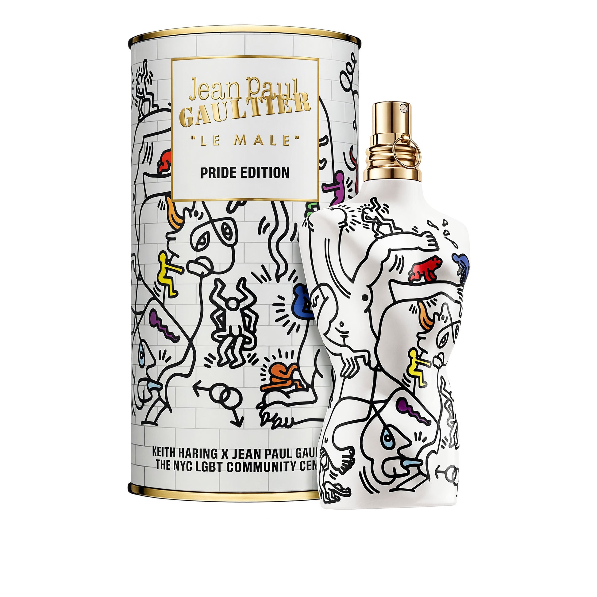Jean Paul Gaultier Le Male by JPG 4.2 EDT Spray men - Pride Edition x Keith Haring by Jean Paul Gaultier