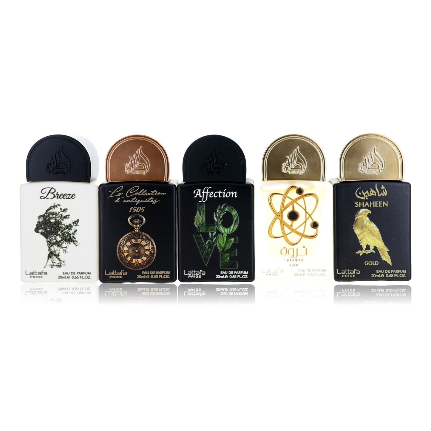 Lattafa Pride Collection No.1 by Lattafa, 5 Piece Set for Unisex by Lattafa