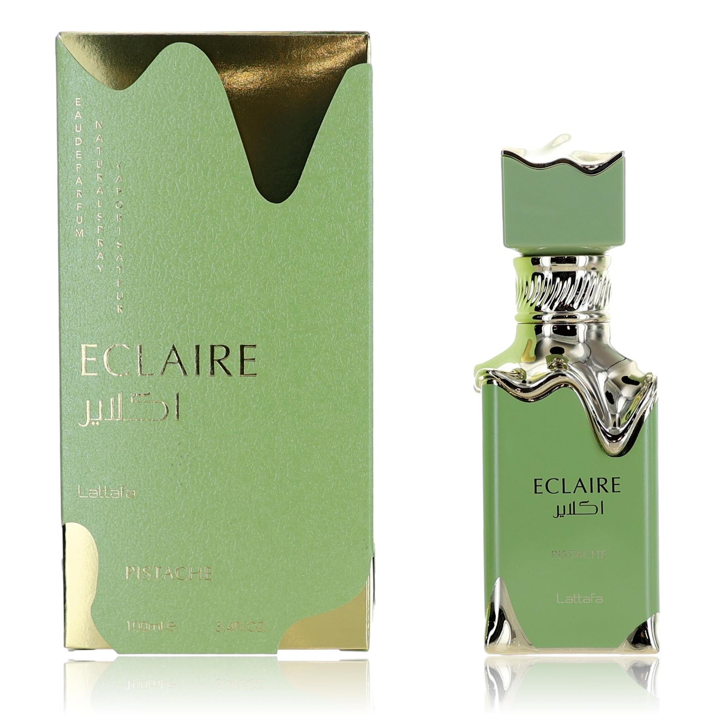 Eclaire Pistache by Lattafa, 3.4 oz EDP Spray for Unisex by Lattafa