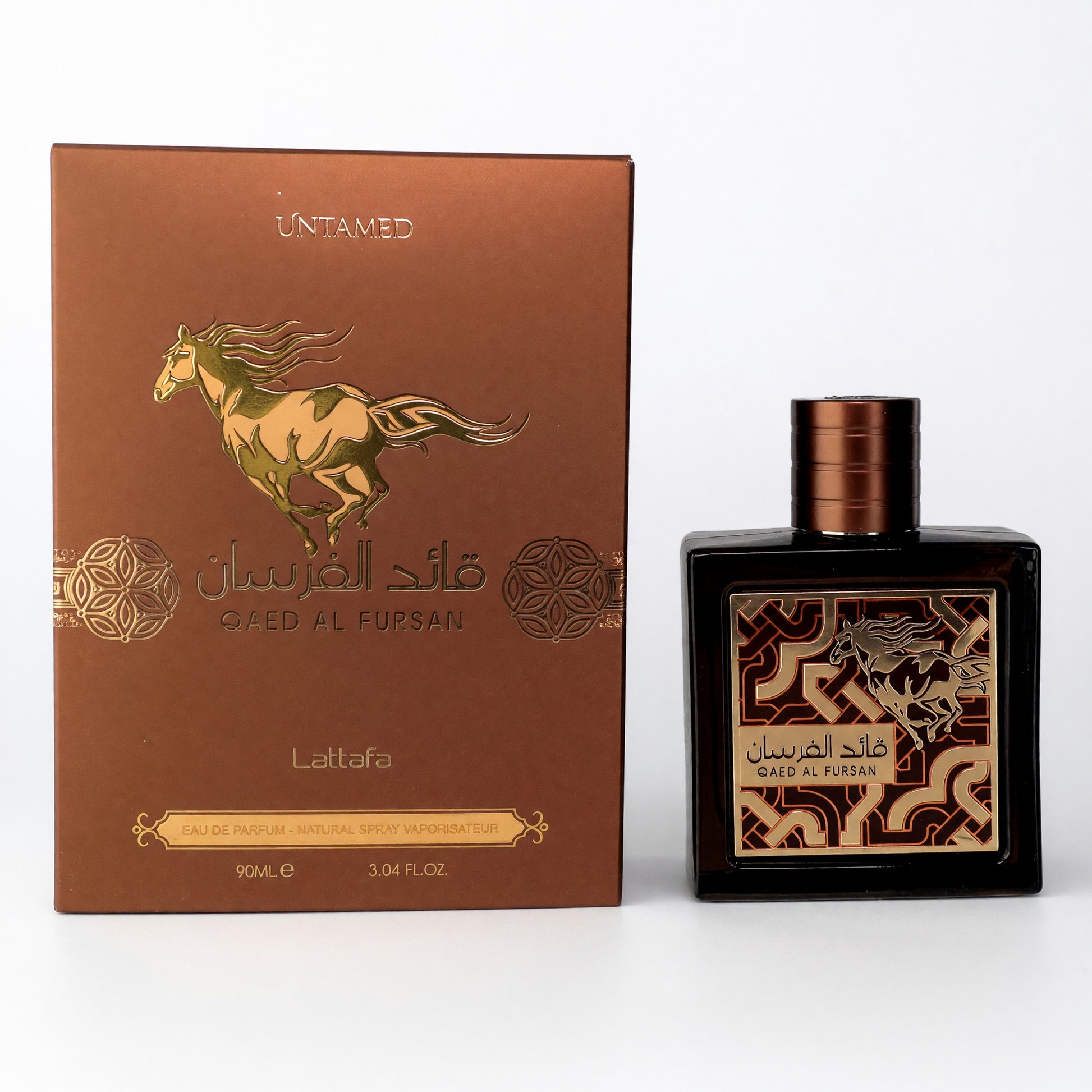 Qaed Al Fursan Untamed by Lattafa, 3 oz EDP Spray for Unisex by Lattafa