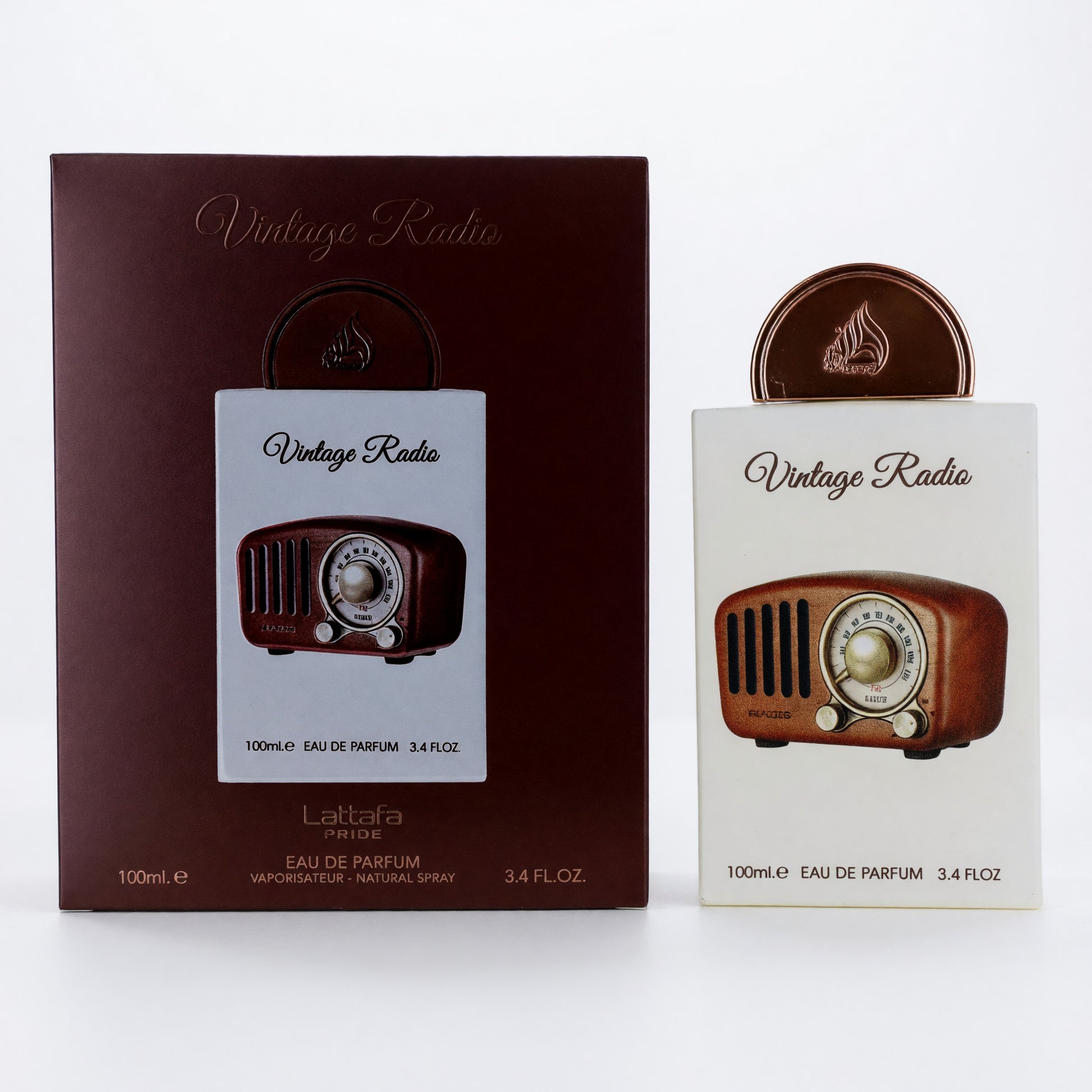 Vintage Radio by Lattafa, 3.4 oz EDP Spray for Unisex by Lattafa