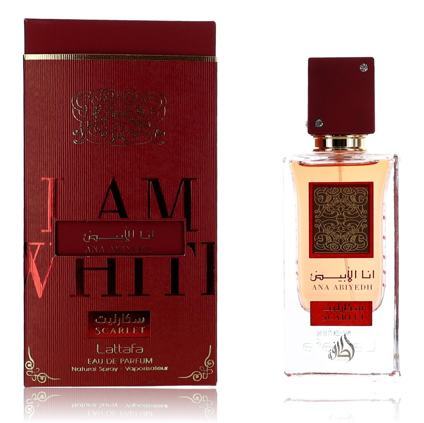 Ana Abiyedh Scarlet by Lattafa, 2.04 oz EDP Spray for Women by Lattafa