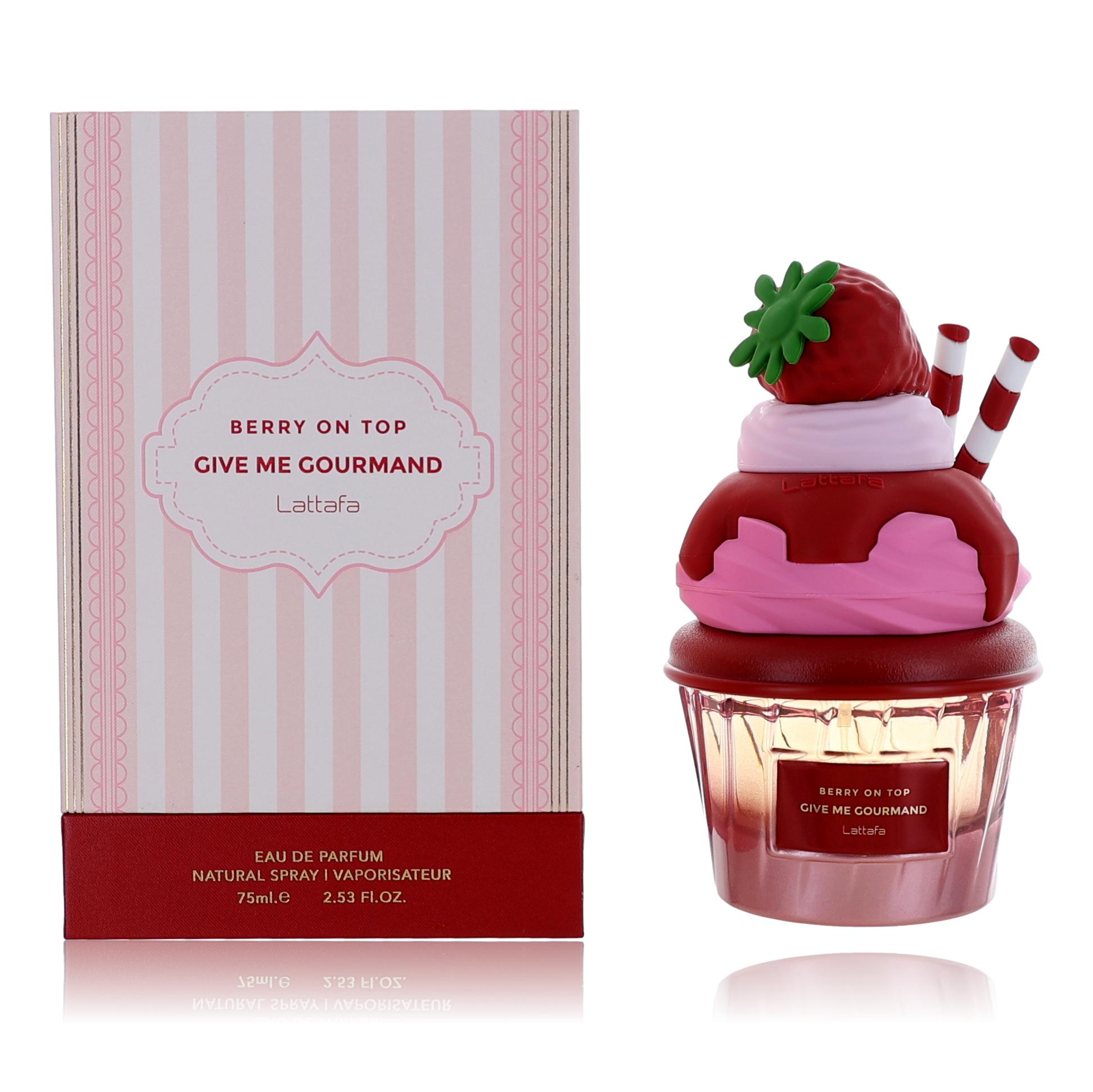 Berry On Top Give Me Gourmand by Lattafa, 2.53 oz EDP Spray for Women by Lattafa