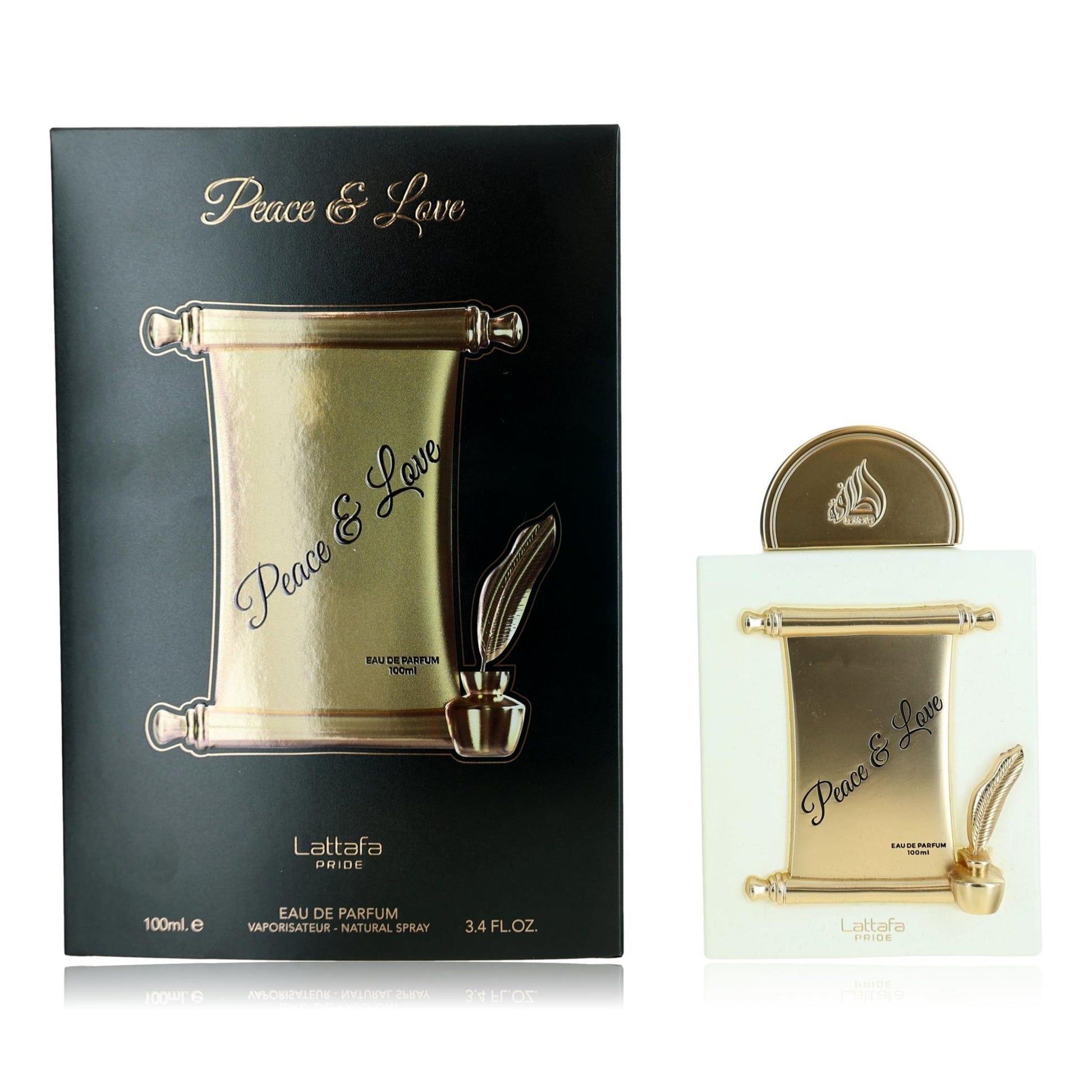 Pride Peace & Love by Lattafa, 3.4 oz EDP Spray for Unisex by Lattafa