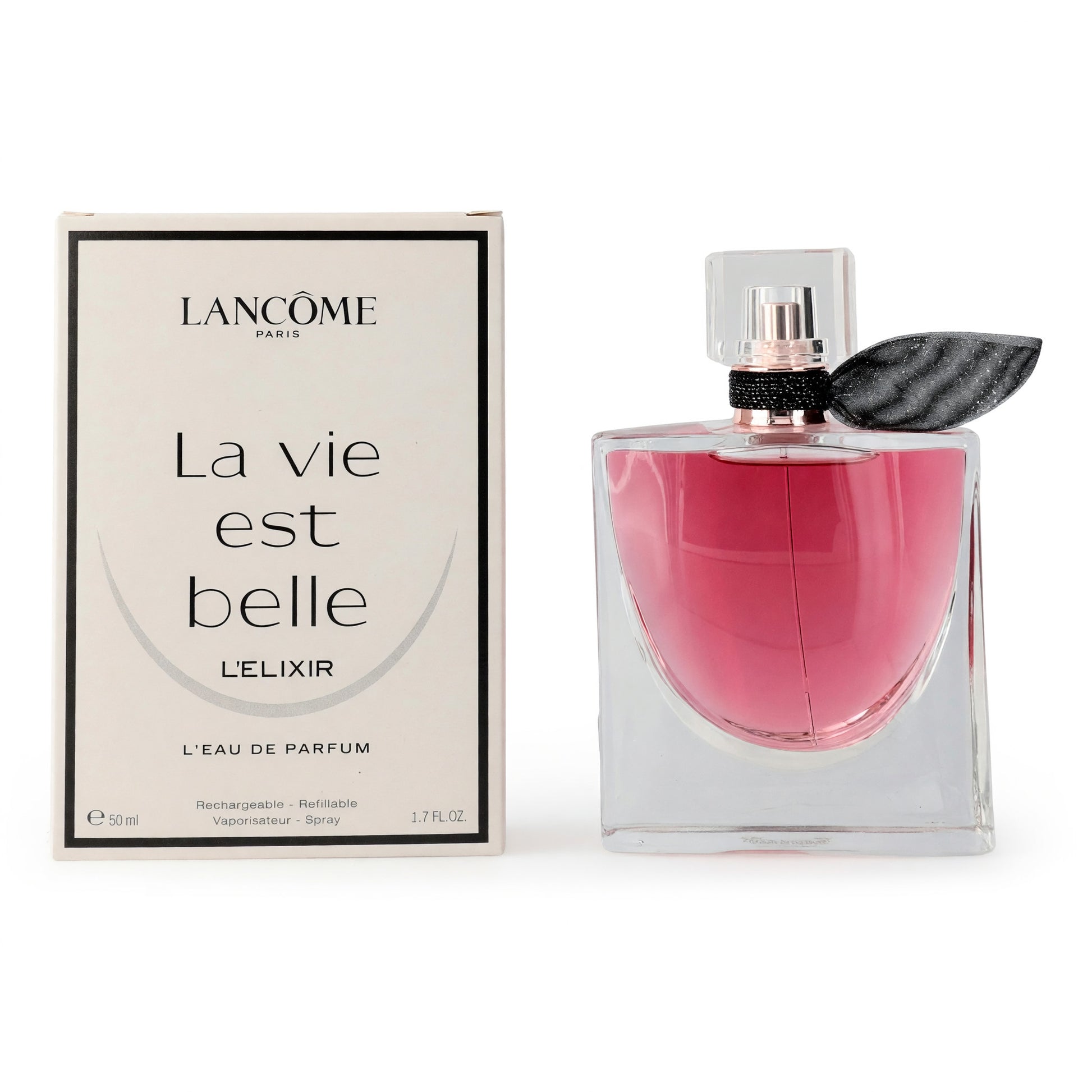 La Vie Est Belle L'Elixir, 1.7oz L'EDP Refillable Spray for Woman Tester by Lancome