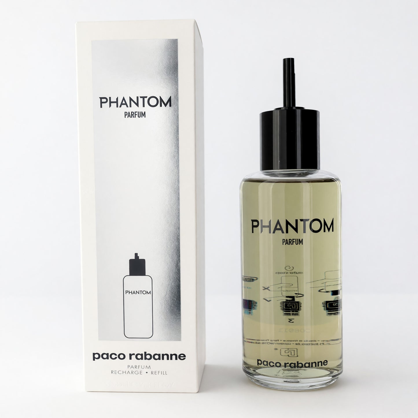 Phantom by Paco Rabanne, 6.8 oz EDP Intense Refill for Men by Paco Rabanne