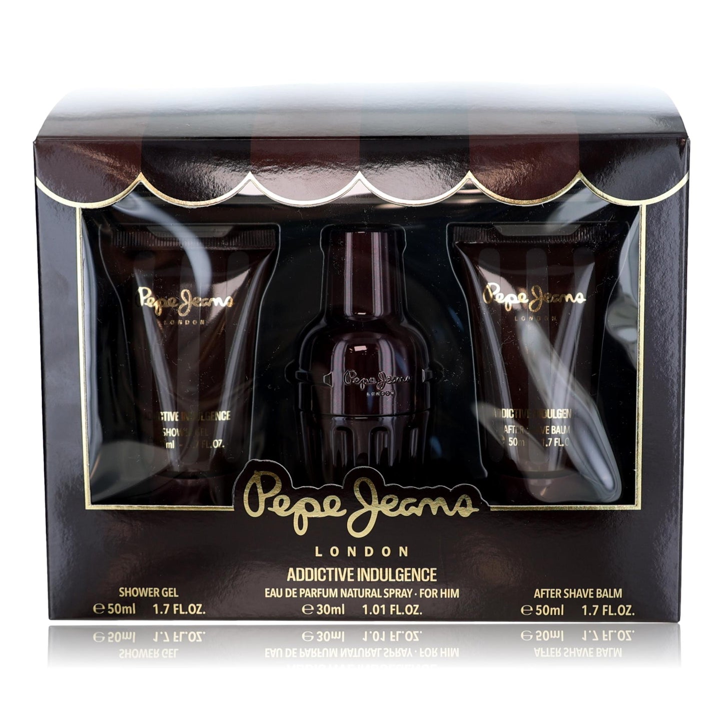 Addictive Indulgence by Pepe Jeans, 3 Piece Gift Set for Men by Pepe Jeans London