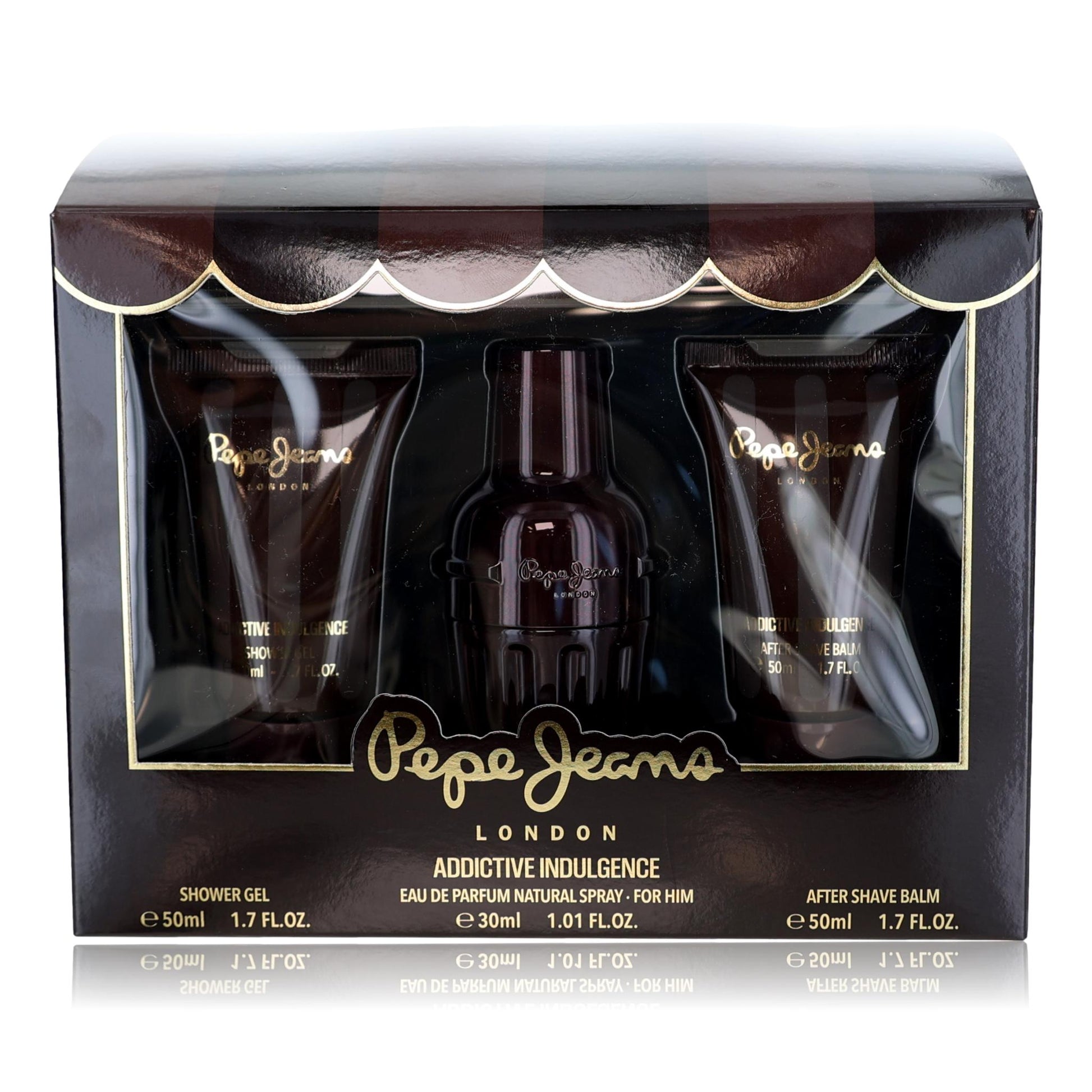 Addictive Indulgence by Pepe Jeans, 3 Piece Gift Set for Men by Pepe Jeans London