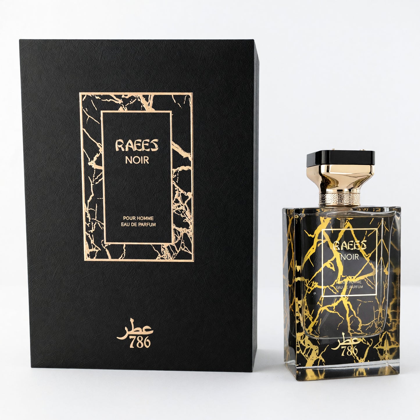 Raees Noir by Jo Milano, 3.4 oz EDP Spray for Men by Jo Milano
