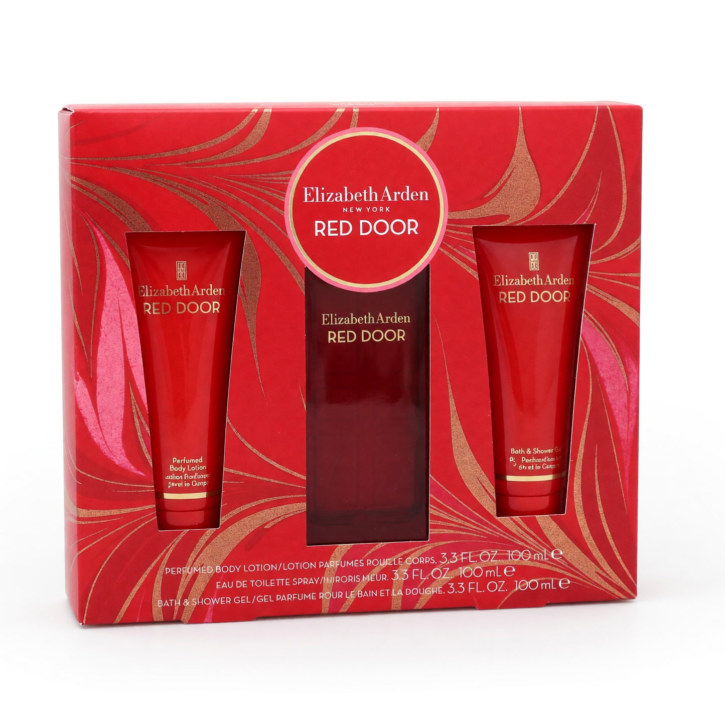 Red Door by Elizabeth Arden, 3 Piece Set for Women by Elizabeth Arden