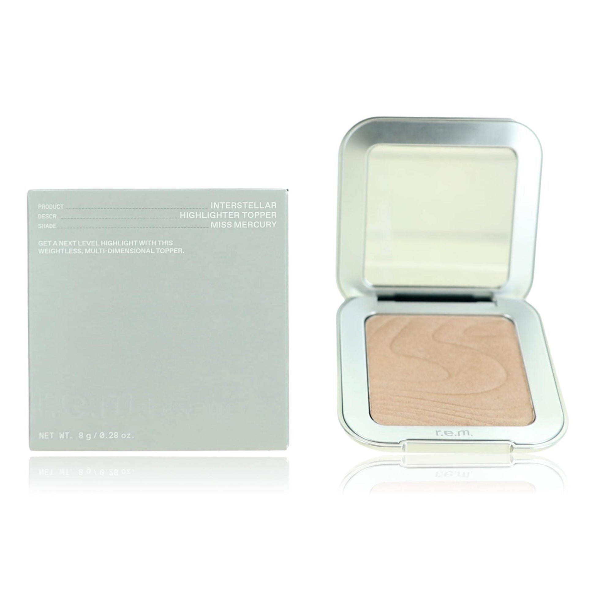 r.e.m. beauty Interstellar by r.e.m. beauty, .28 oz Highlighter Topper- Miss Mercury by r.e.m. beauty