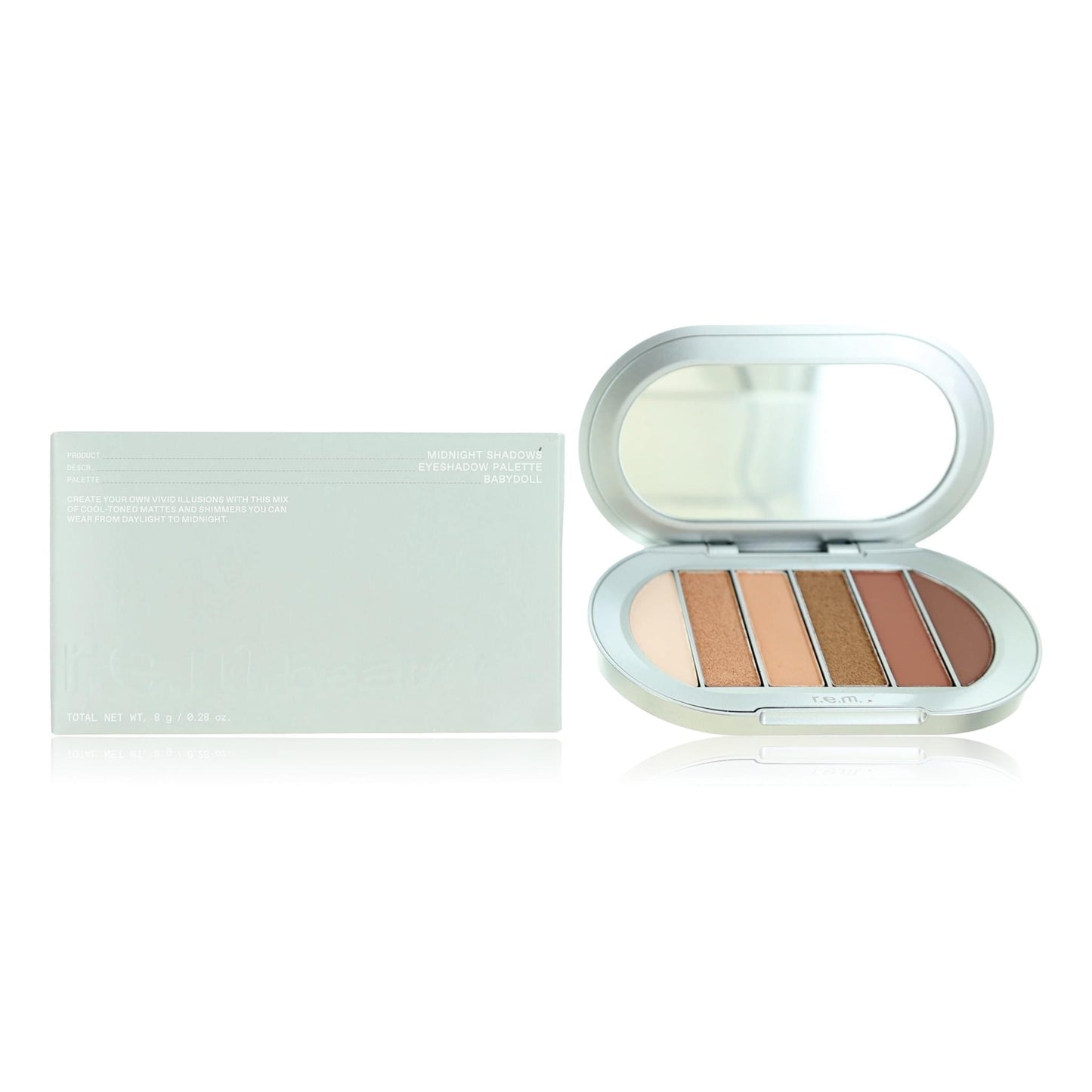 Midnight Shadows by r.e.m. beauty, 6 Shade Eyeshadow Palette - Babydoll by r.e.m. beauty