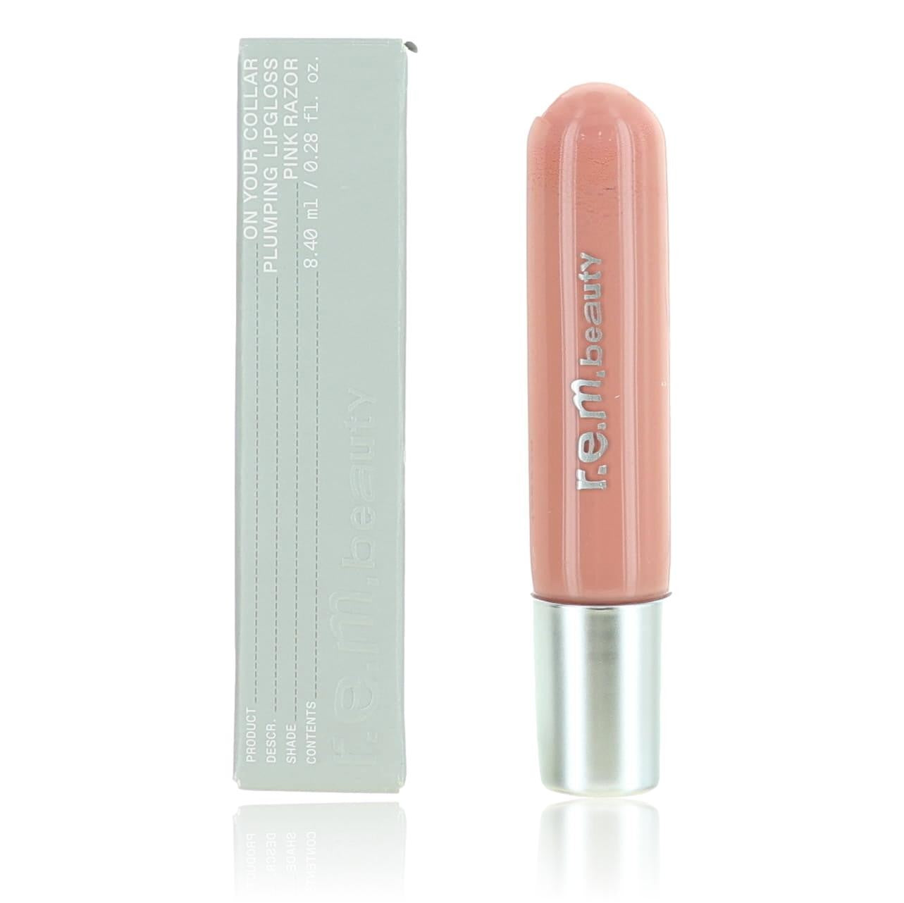 r.e.m. beauty On Your Collar by r.e.m. beauty, .28 oz Plumping Lipgloss- Pink Razor by r.e.m. beauty