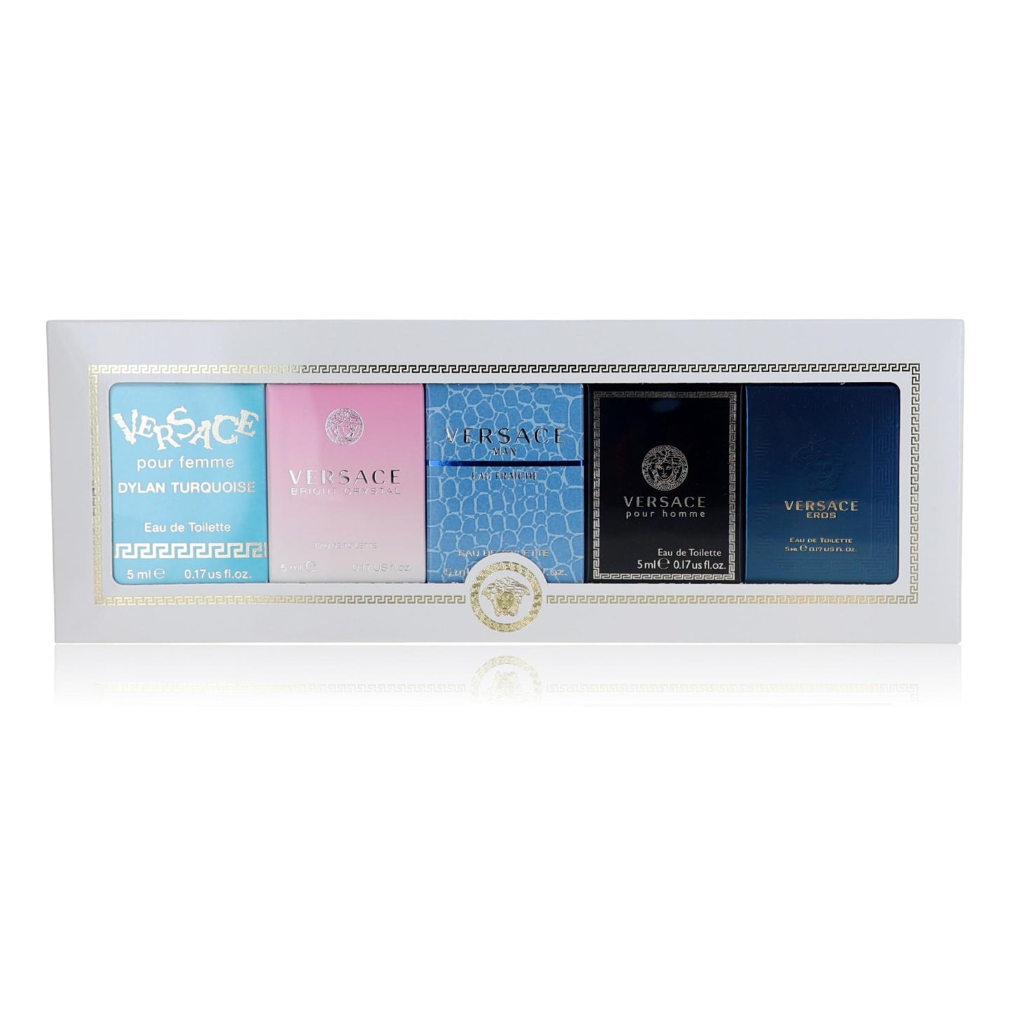 Versace Collection by Versace, 5 Piece Miniature Gift Set for Unisex by Versace