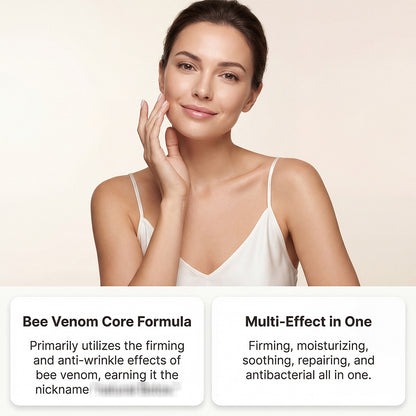 Bee Venom & Hyaluronic Acid Skin Cream – Honey, Shea Butter & Aloe Vera, 60G