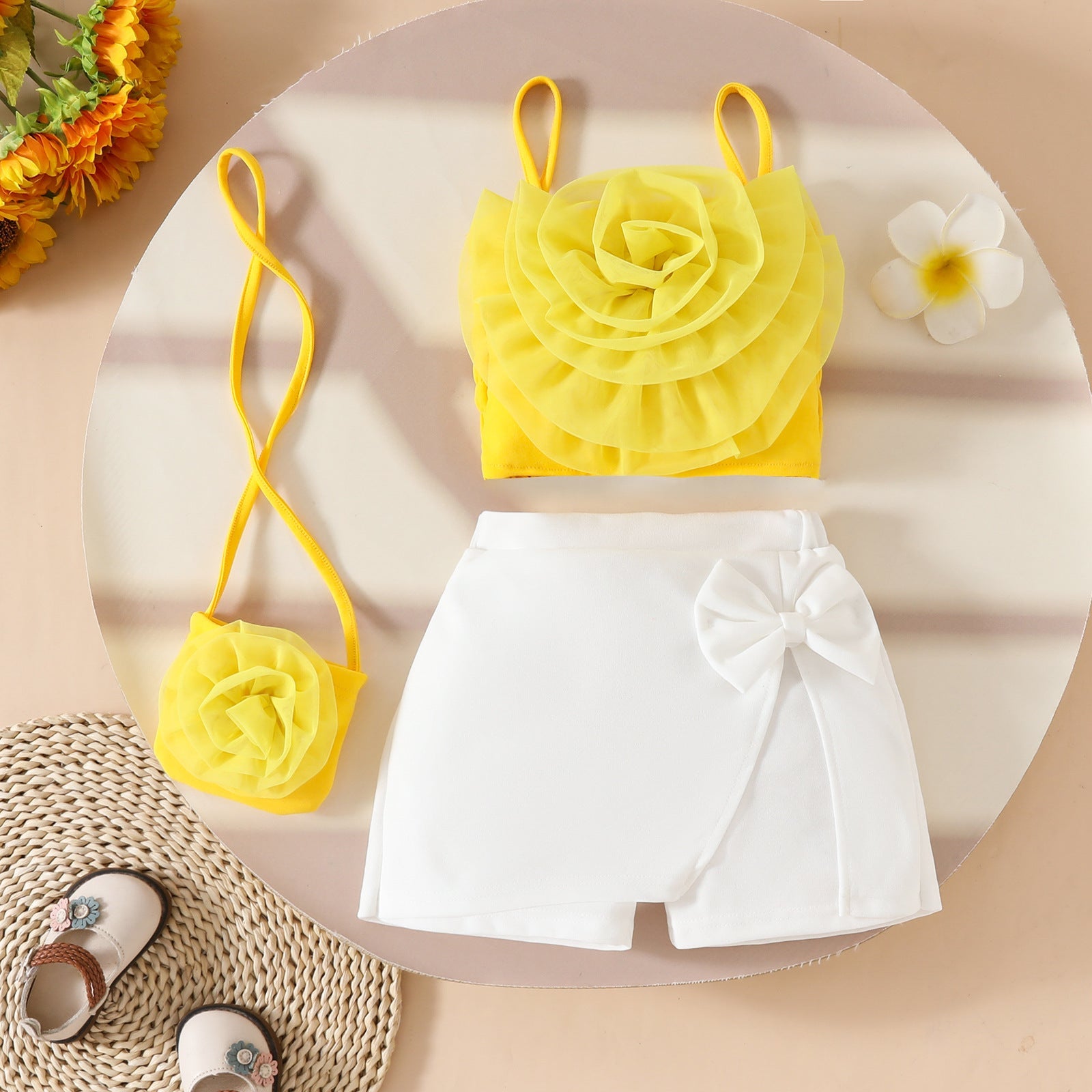 Girl's 3D Flower Pulling Strap Set by Baby Joy