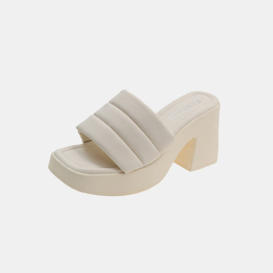 Women's Open-Toe Block Heel Sandals