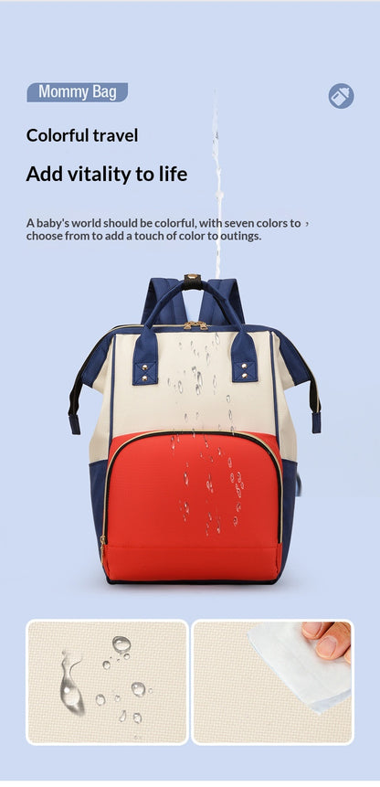 Water-repellent Oxford Fabric Backpack With A Stylish Versatile Design by Baby Joy