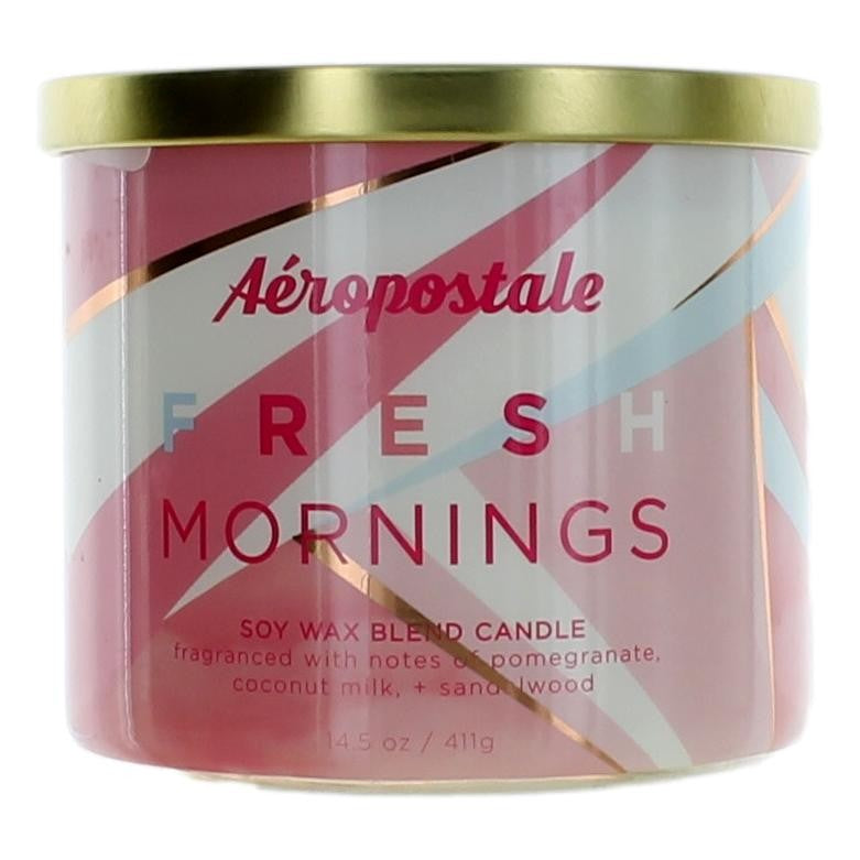 Aeropostale 14.5 oz Soy Wax Blend 3 Wick Candle - Fresh Mornings by Aeropostale